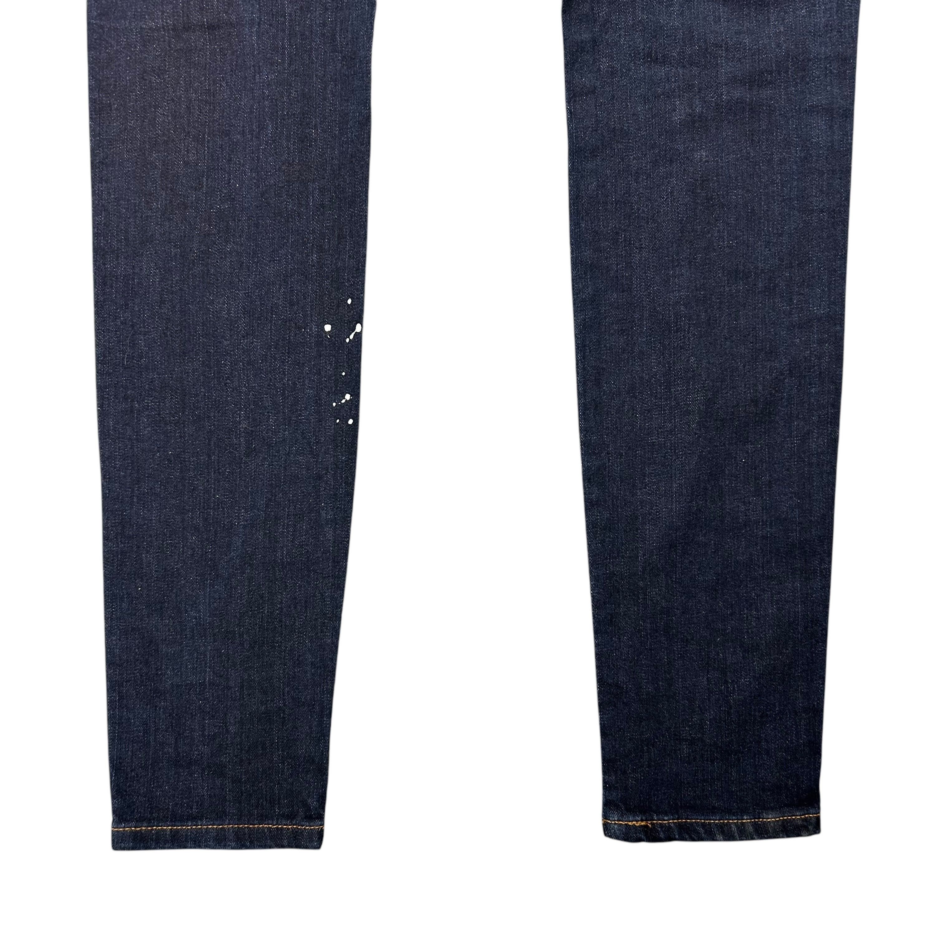 Represent Clo. Represent Essential Denim Paint Splatter Blue Jeans W32 Size US 32 / EU 48 - 9 Thumbnail