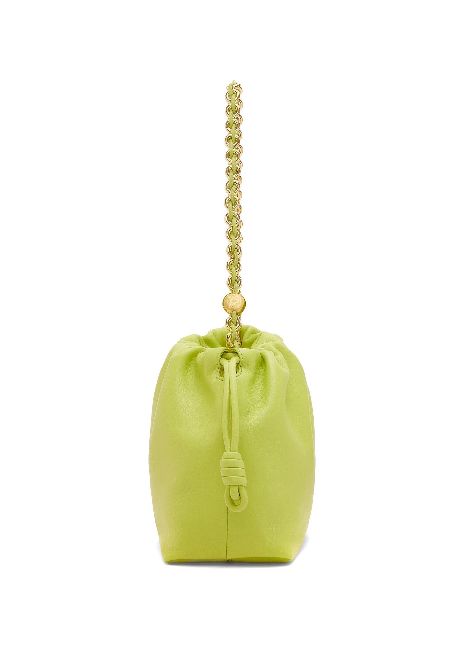Loewe LOEWE Flamenco anise green leather shoulder bag authentic Size ONE SIZE - 5 Thumbnail