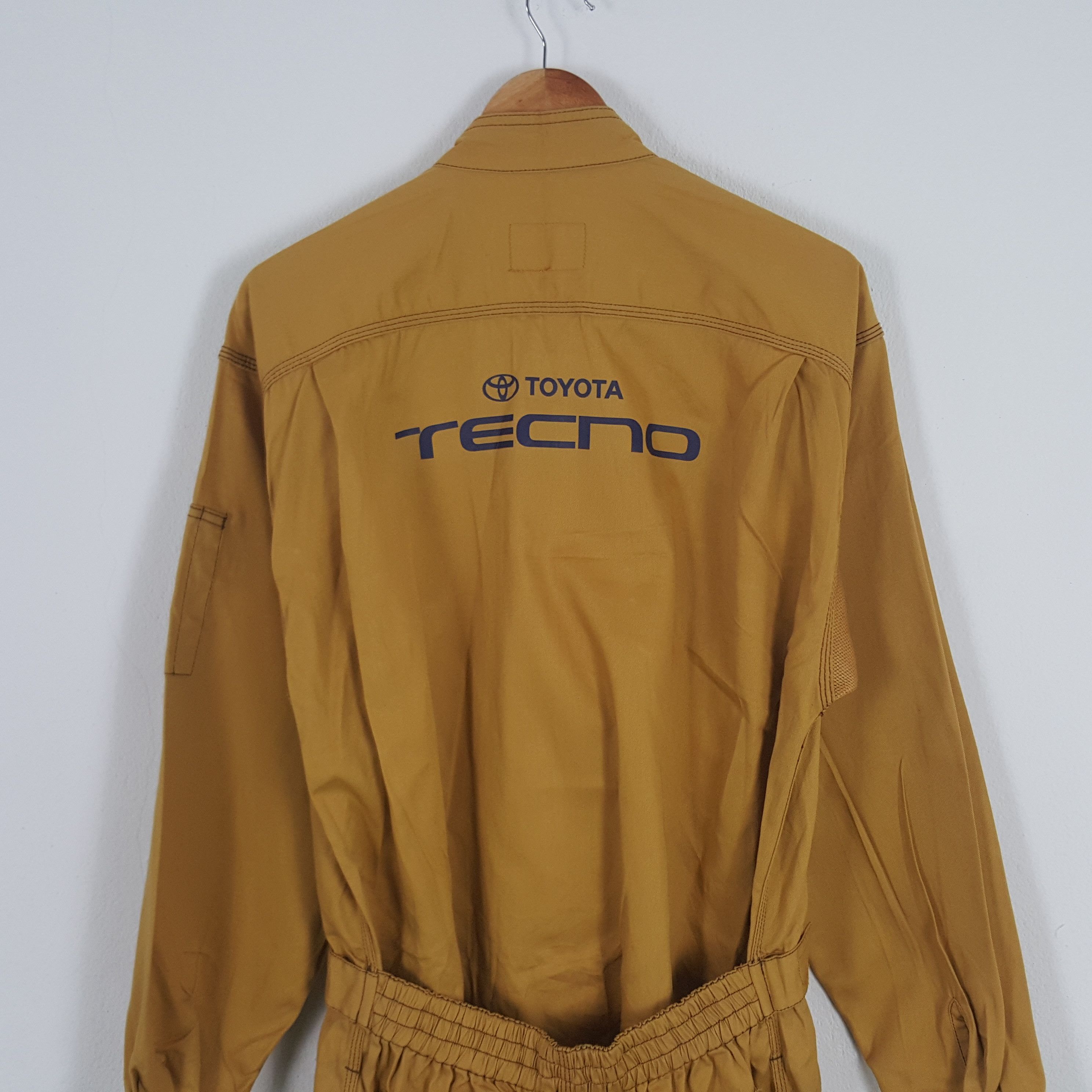 Japanese Brand × Vintage Vintage Toyota Techno Japanese Racing Team Coverall Jacket Size US M / EU 48-50 / 2 - 2 Thumbnail