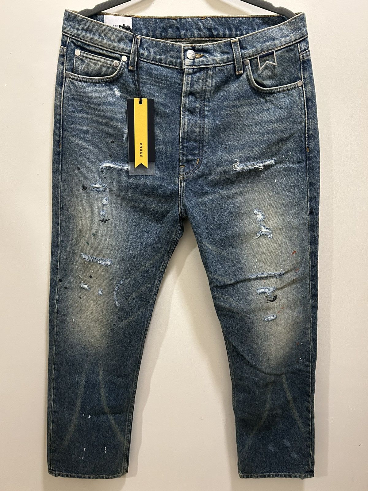 Rhude Rhude 90s indigo denim Size US 33 - 1 Thumbnail