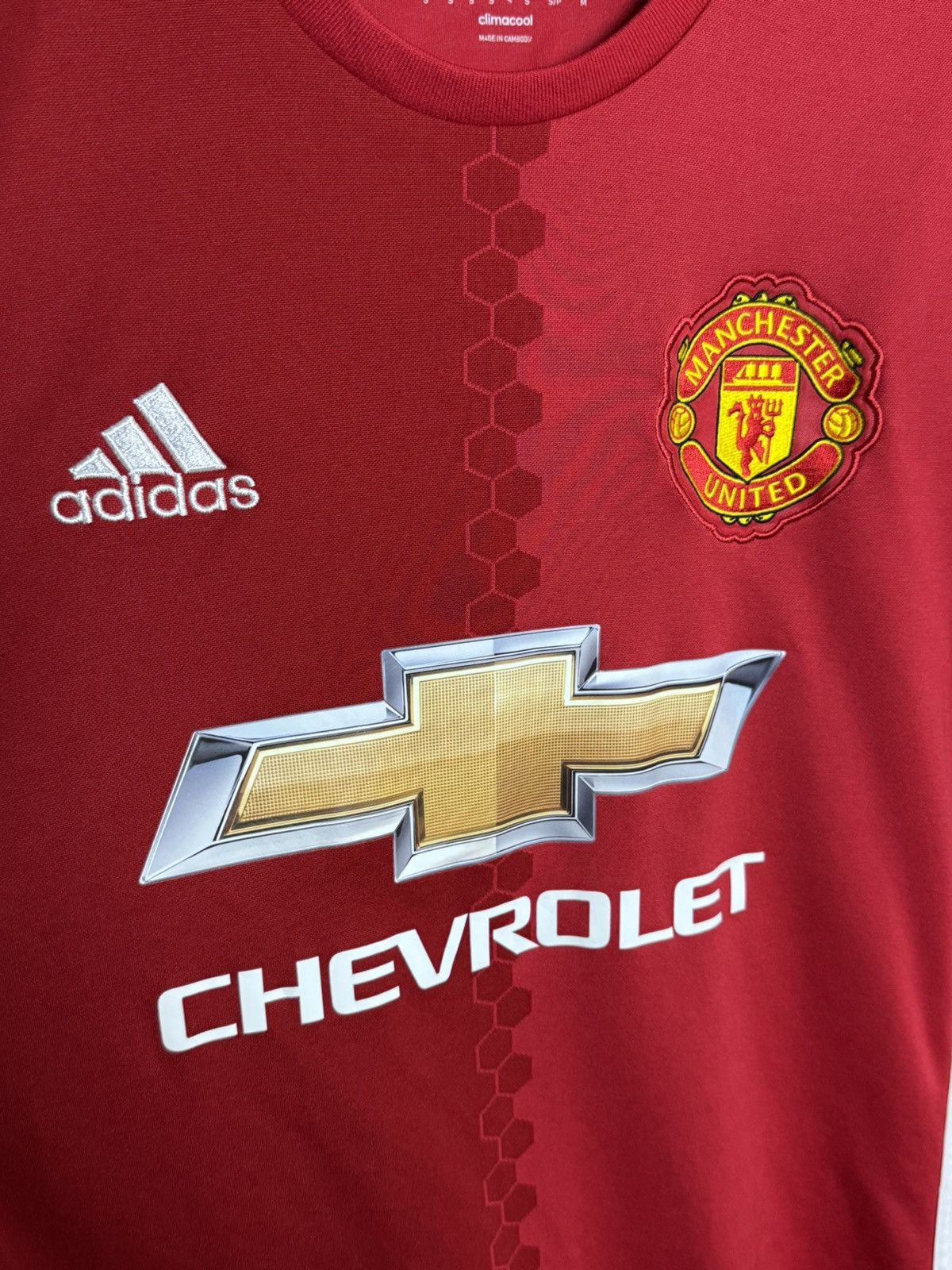 Adidas Manchester United 16/17 Home Pogba Football Jersey Size US S / EU 44-46 / 1 - 4 Thumbnail