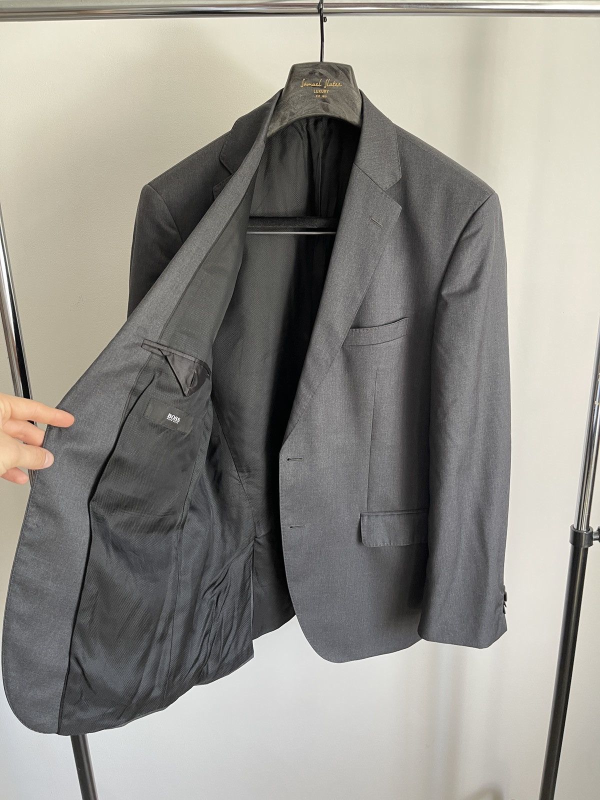 Hugo Vintage Hugo boss blazer classic jacket sport coat Size 42R - 5 Thumbnail