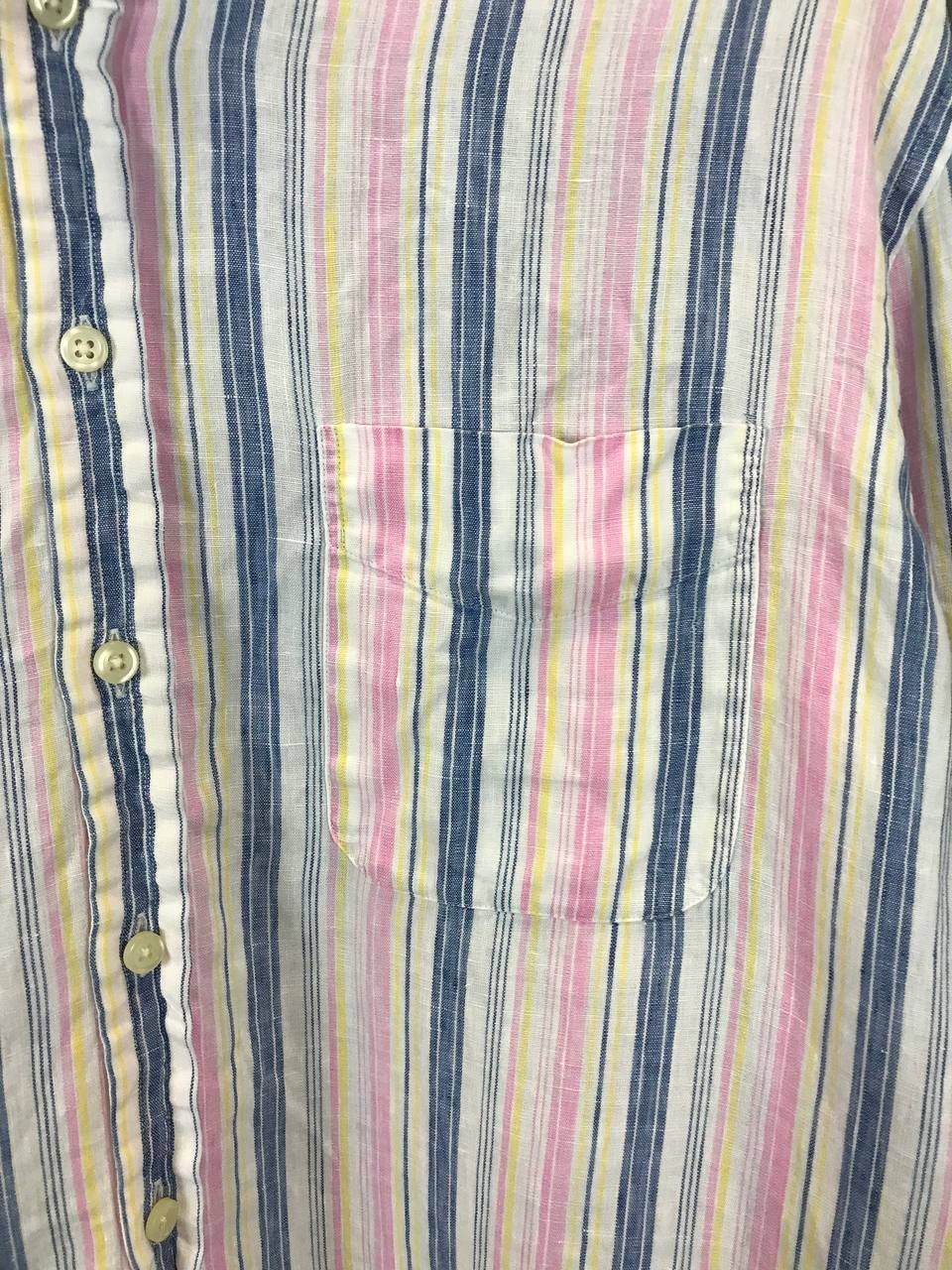 Gant Gant striped multicolor linen shirt Size US XL / EU 56 / 4 - 3 Thumbnail