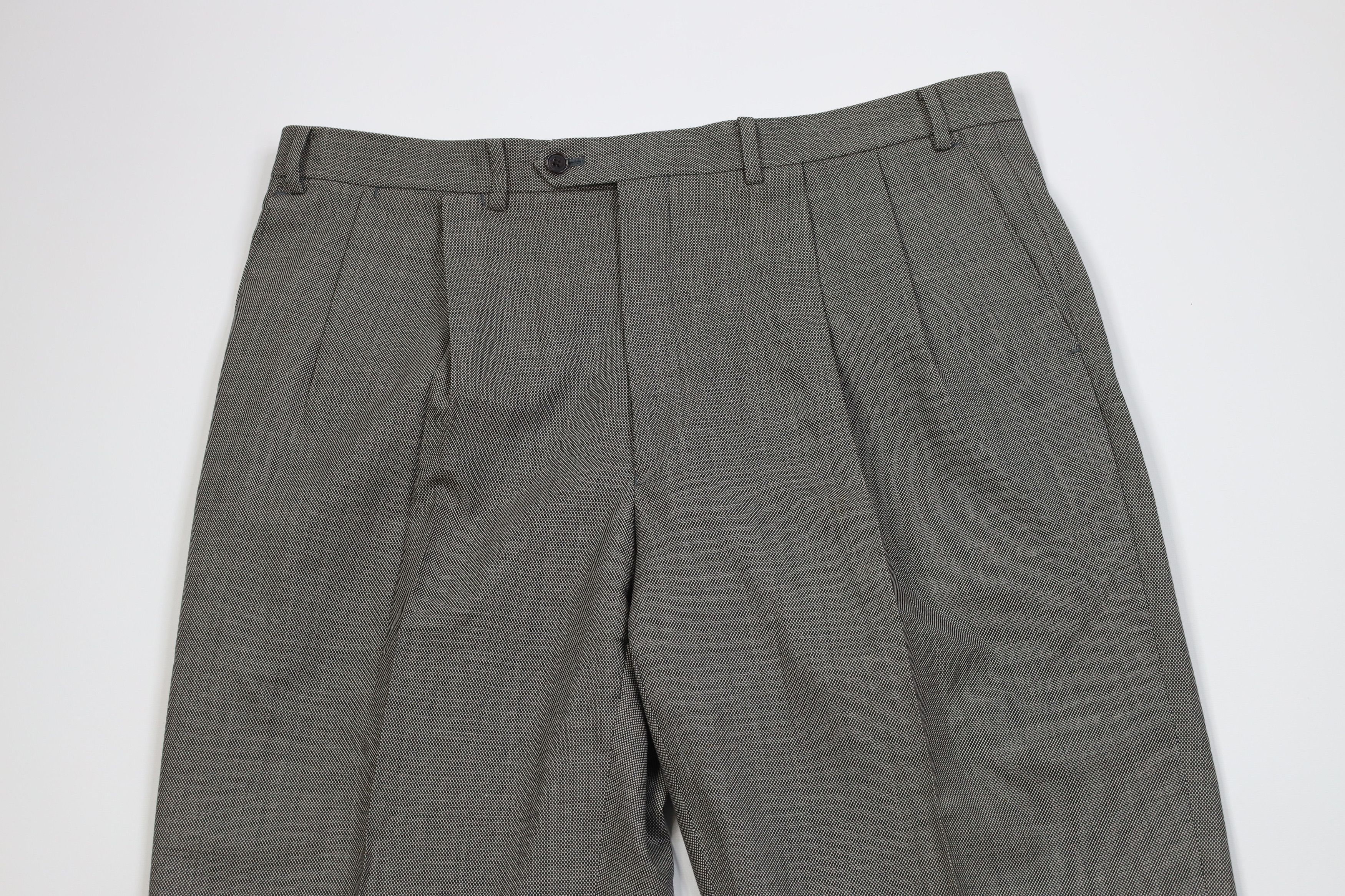 Vintage Ralph Lauren 3 Piece Wool Knit Suit Wedding Polka Dot Size 46L - 6 Thumbnail