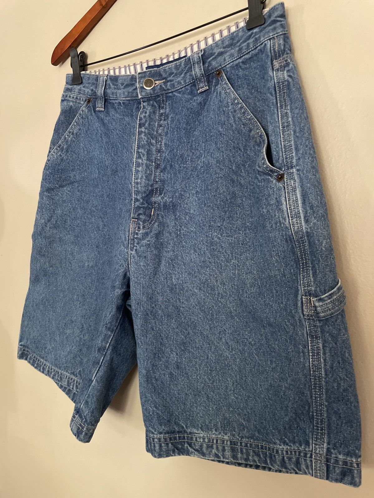 High Sierra × Vintage High Sierra Jorts Blue Jean Shorts 30 carpenter painter vtg Size US 30 / EU 46 - 4 Thumbnail