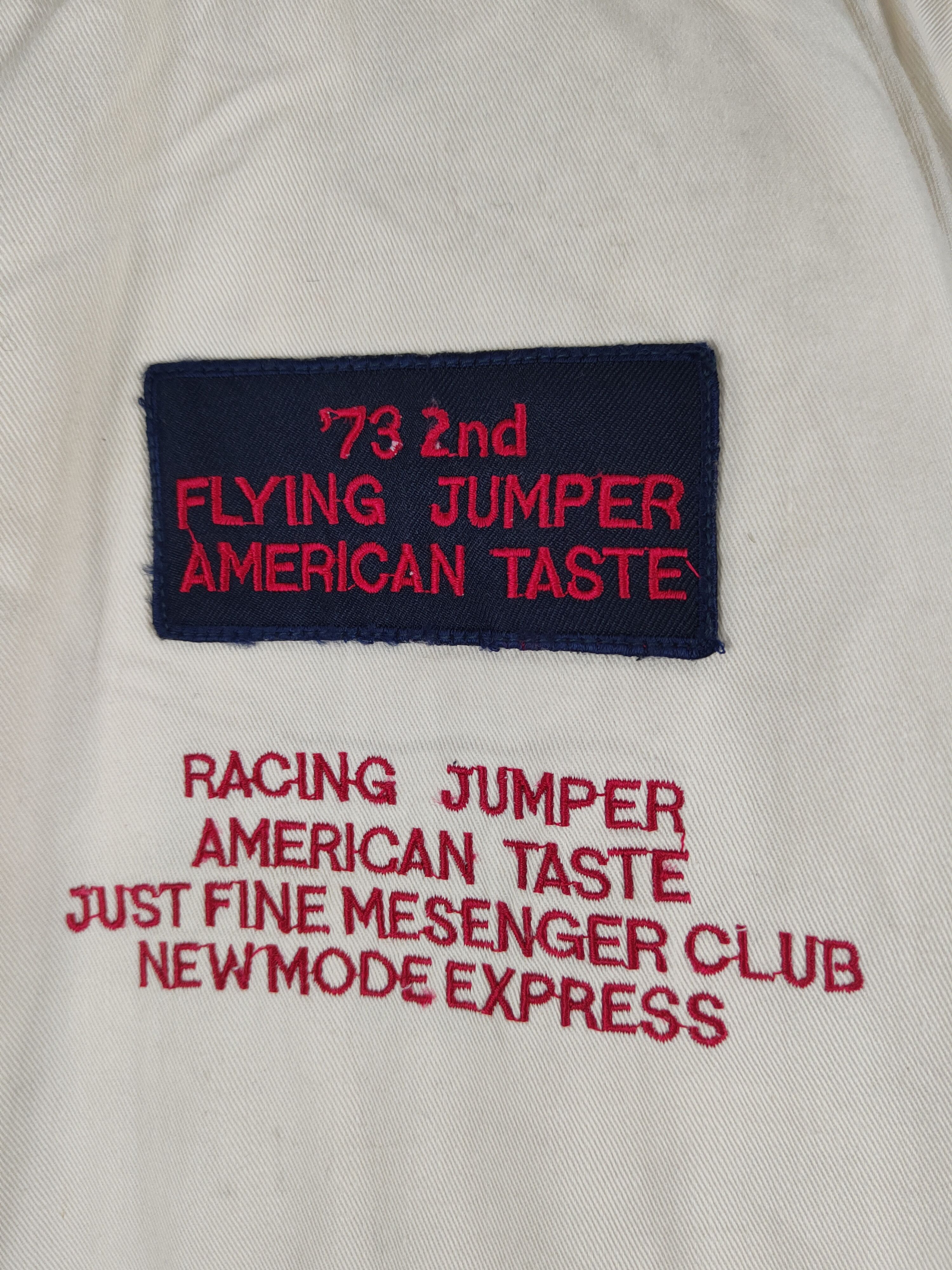 Japanese Brand Big Volunt racing Ivory Jackets vintage #W2051 Size US XL / EU 56 / 4 - 6 Thumbnail