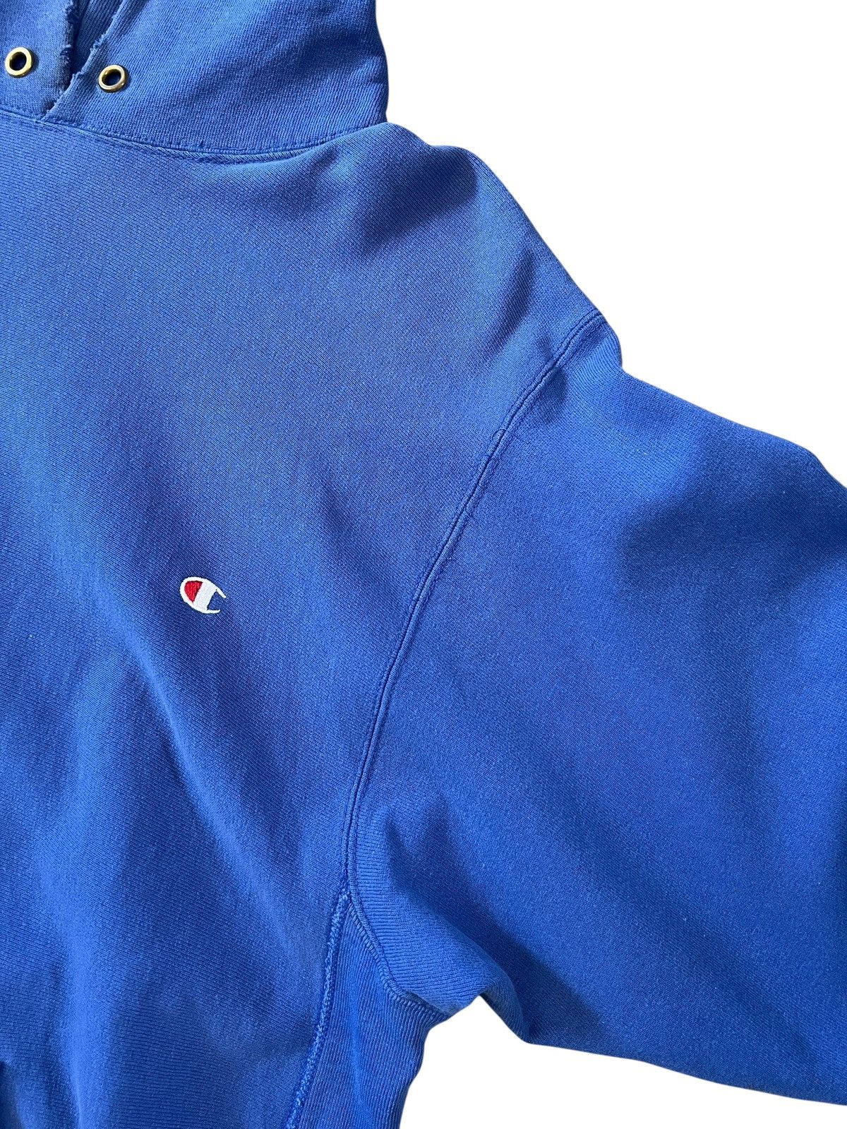Champion 1980s Champion Reverse Weave Trashed Sun Faded Hoodie Size US XL / EU 56 / 4 - 5 Thumbnail