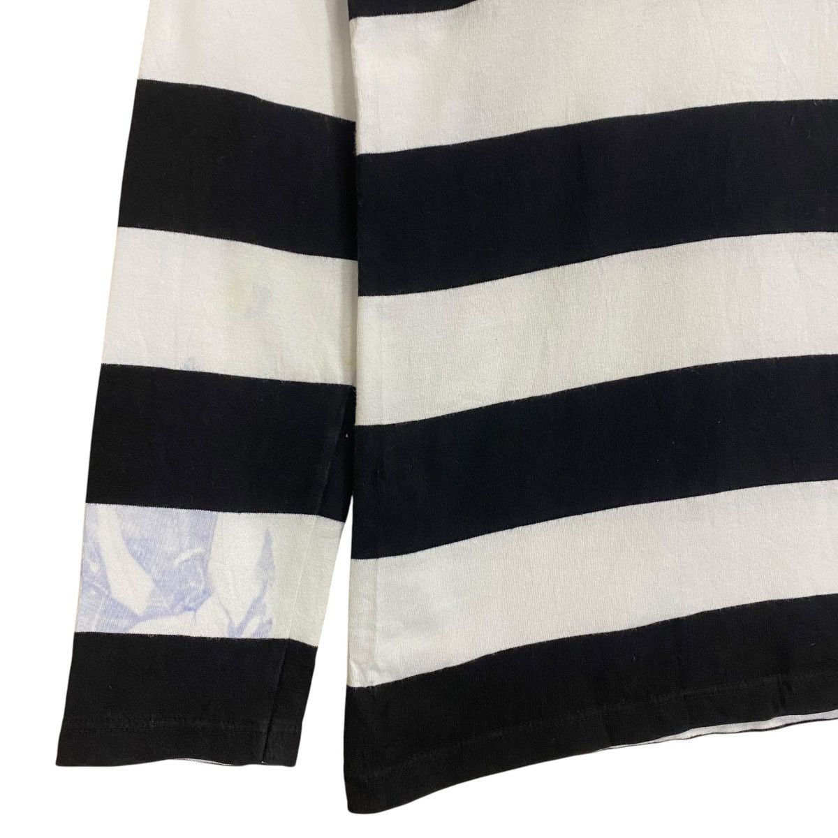 agnes b. Vintage 90s Agnes B Stripe Longsleeve Shirt Size XS / US 0-2 / IT 36-38 - 5 Thumbnail