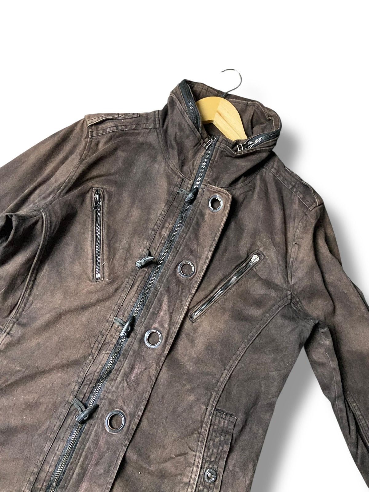 In The Attic Vintage In The Attic Punk Buttoned Jacket (156) Size US L / EU 52-54 / 3 - 3 Thumbnail