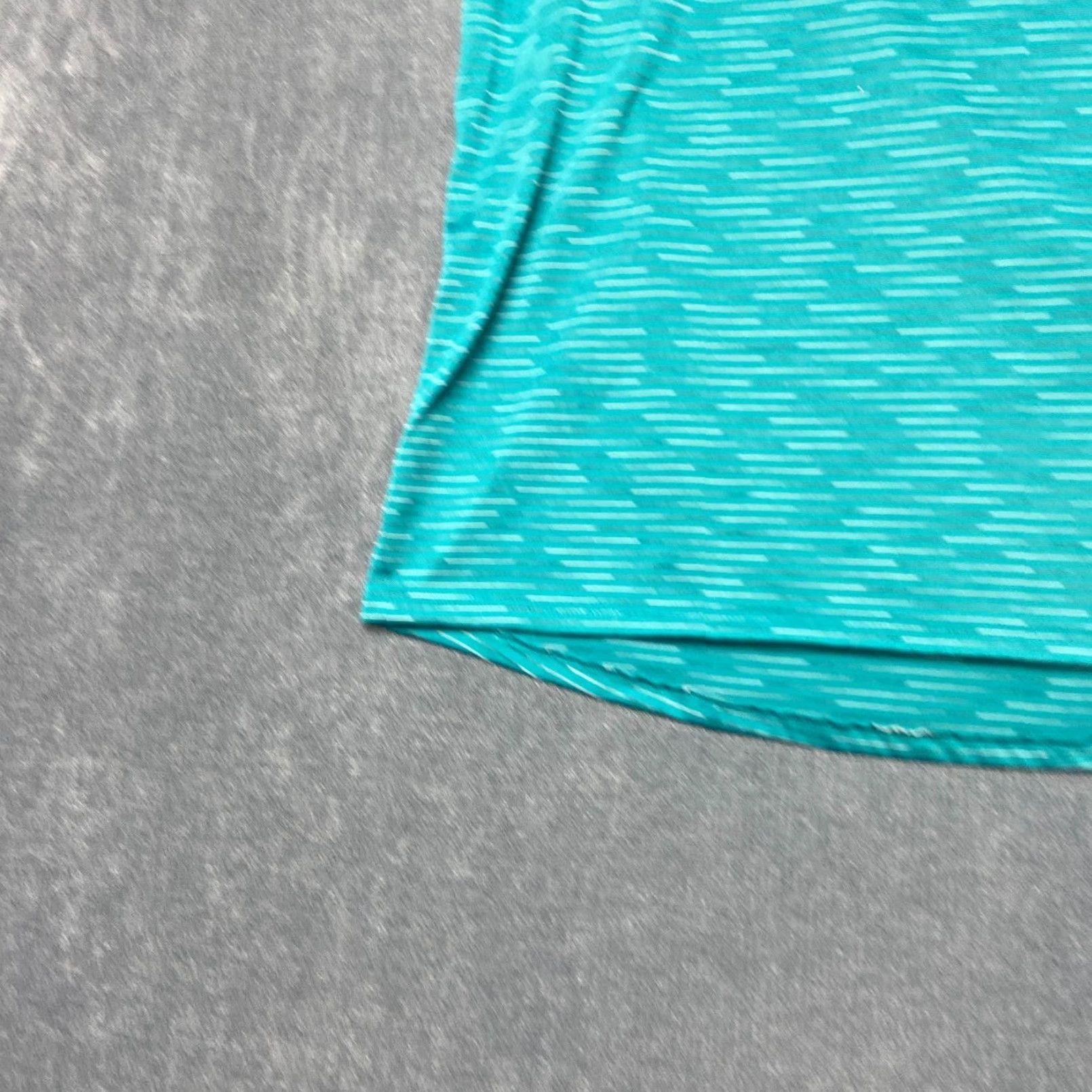 Under Armour VINTAGE Under Armour La Camiseta Tech T Shirt Mens Medium Teal Striped Raglan Sleeve Size US M / EU 48-50 / 2 - 2 Thumbnail