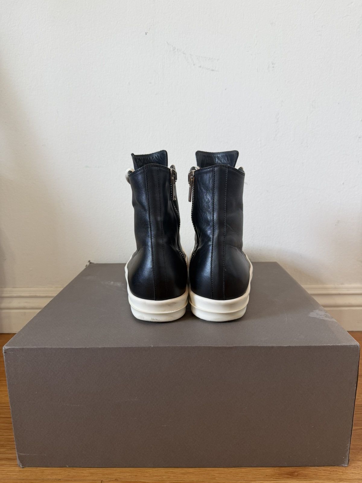 Rick Owens Main line leather sneakers Size US 7 / EU 40 - 2 Thumbnail