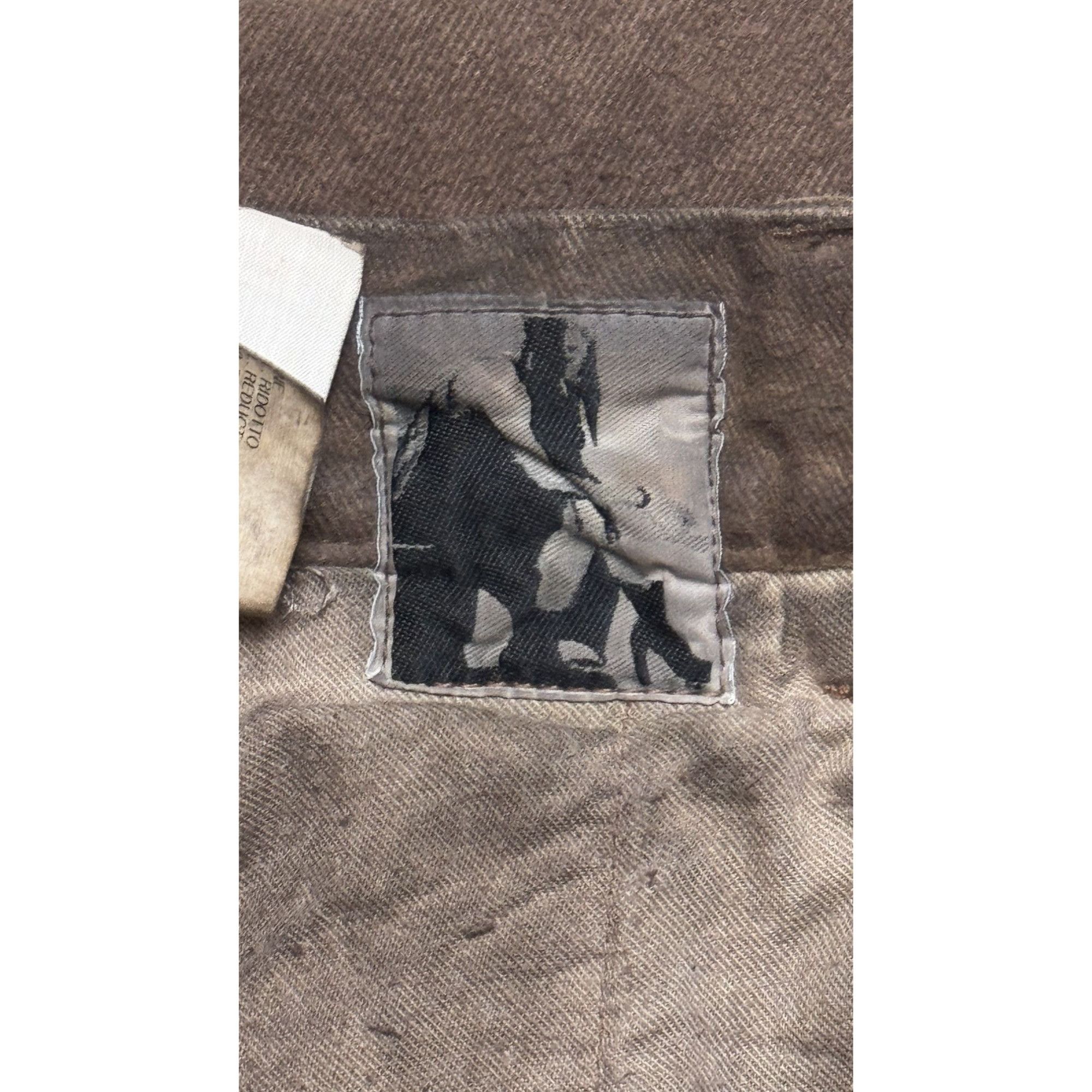 Rick Owens Drkshdw ♚ Rick Owens 2006 -2008 DRKSHDW Drop Crotch Denim Pants ♚ Size US 36 / EU 52 - 12 Thumbnail
