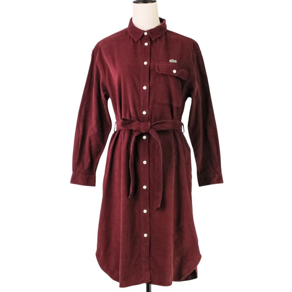 Other Other Lacoste Corduroy Dress Textile Dresses EF1106 DUTY FREE for USA Size ONE SIZE - 1 Thumbnail