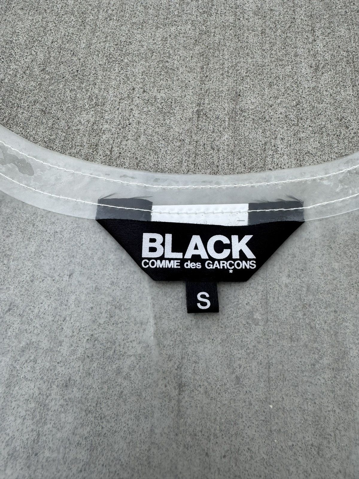 Comme des Garcons × Comme des Garcons Black Comme des Garçons BLACK Clear PVC See-through Tank Top Shirt Size US S / EU 44-46 / 1 - 3 Thumbnail