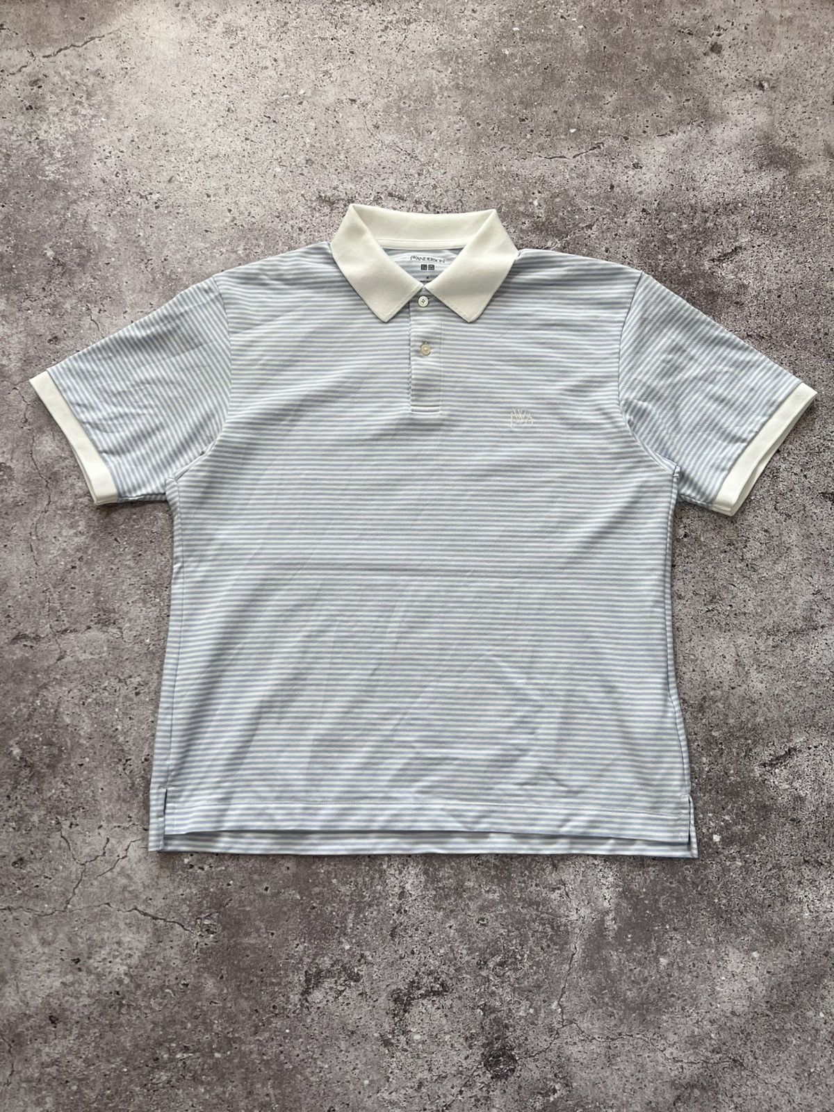 JW Anderson J.W Anderson + Uniqlo Polo Light Blue Mens M Size US L / EU 52-54 / 3 - 1 Thumbnail