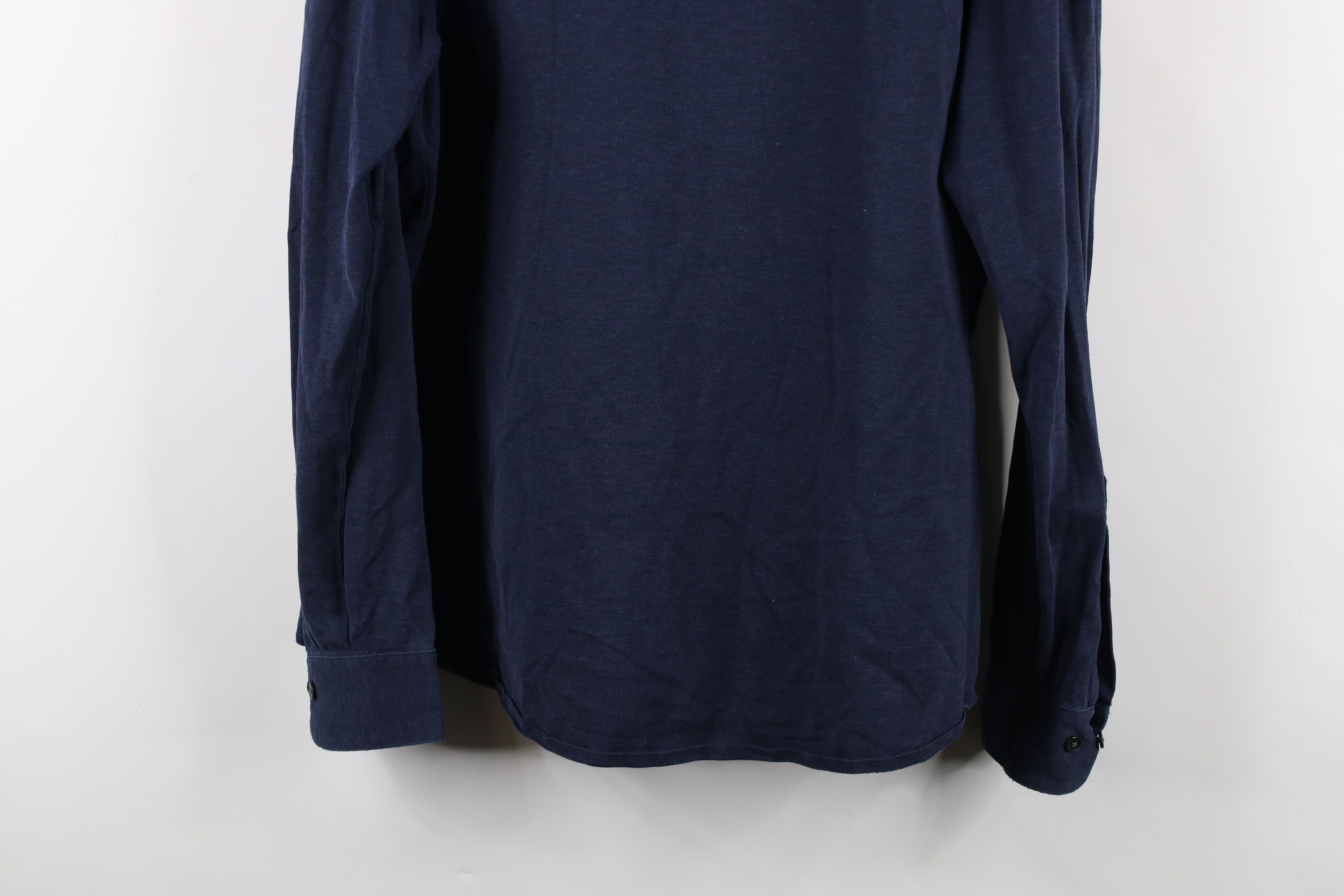 Brooks Brothers × Vintage Brooks Brothers Pique Cotton Collared Button Down Shirt Blue Size US XL / EU 56 / 4 - 9 Thumbnail