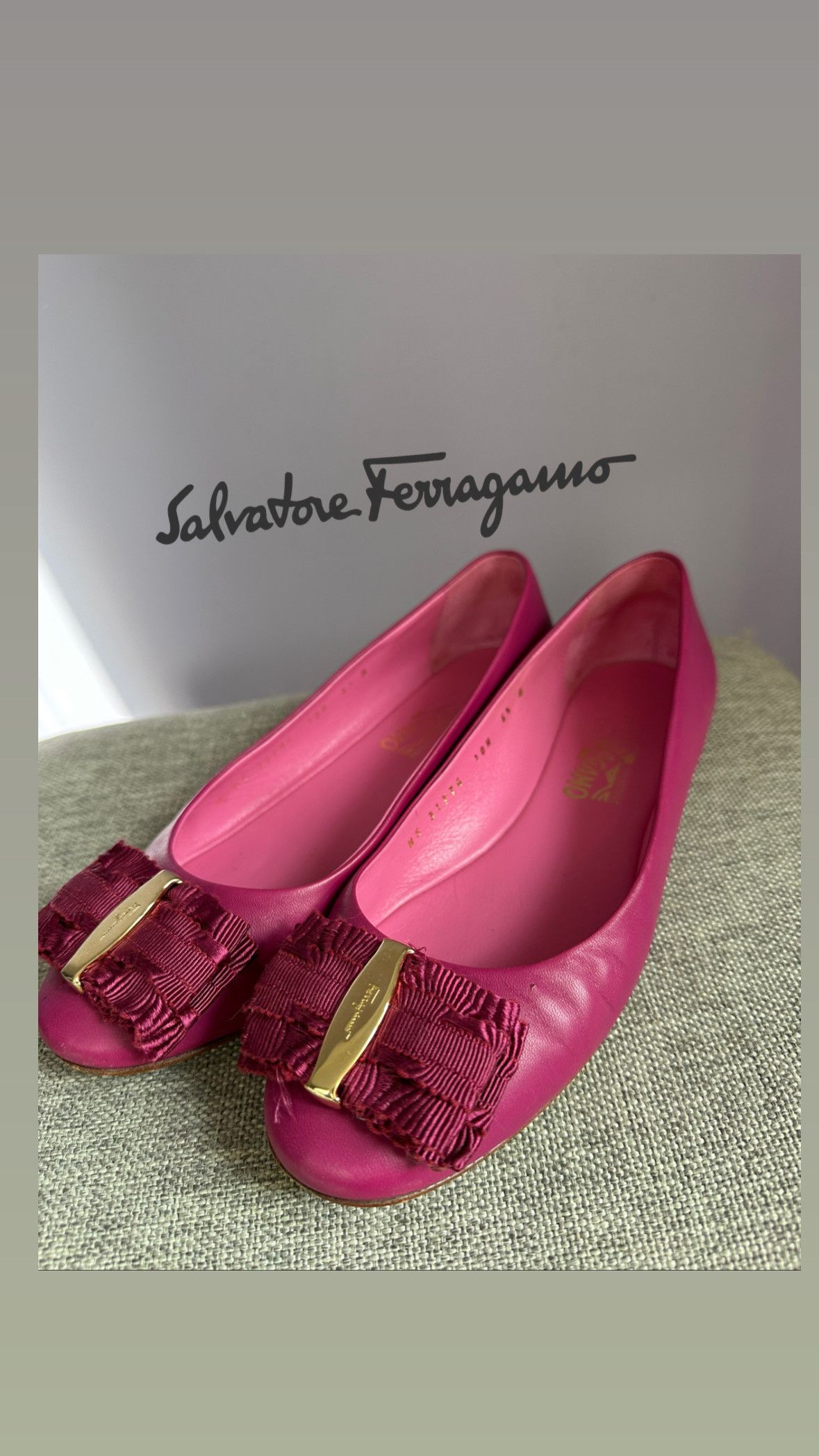 Salvatore Ferragamo Salvatore Ferragamo vera ballet flat Size US 6.5 / IT 36.5 - 1 Thumbnail