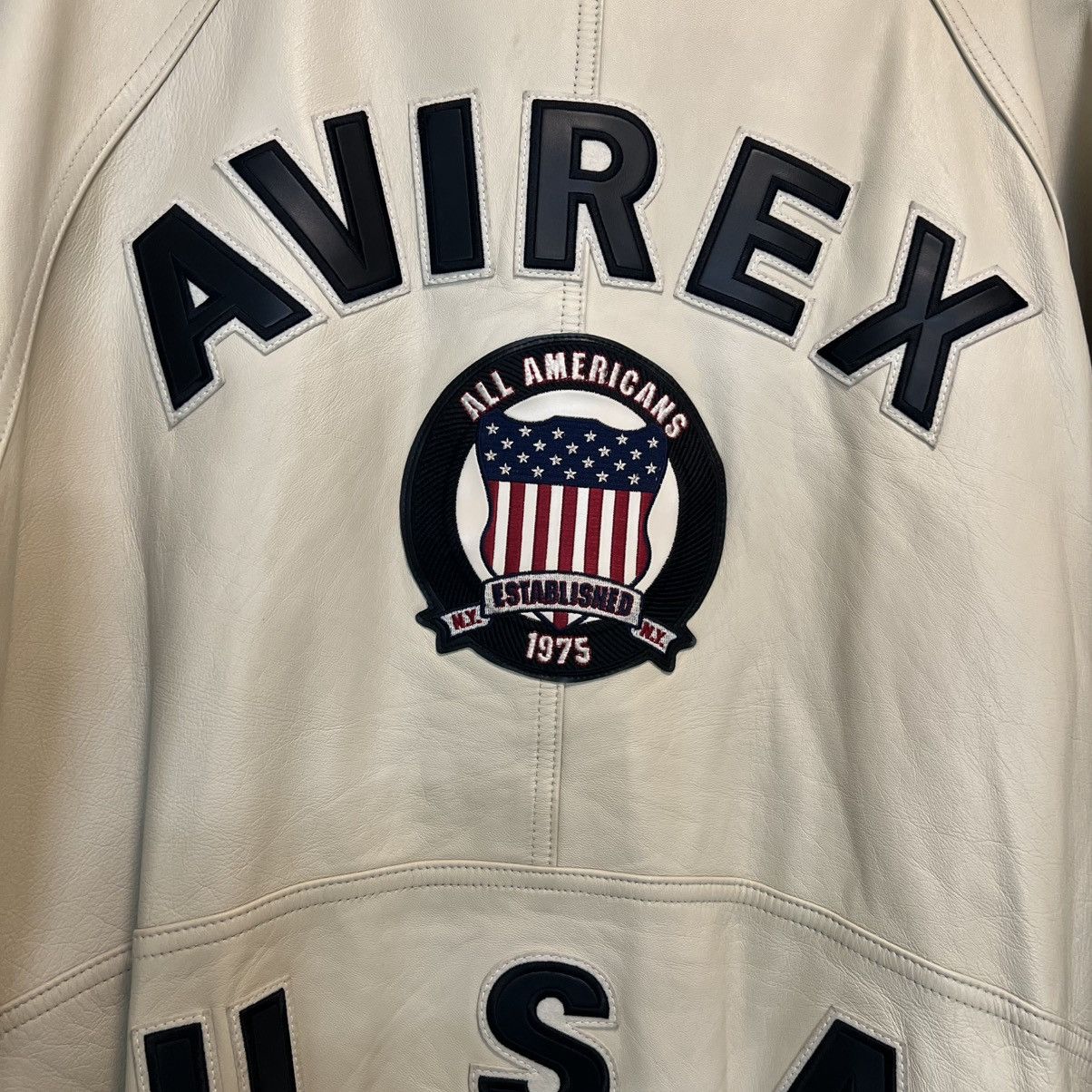 Avirex Avirex Icon USA Beige Jacket Size US XXL / EU 58 / 5 - 3 Thumbnail
