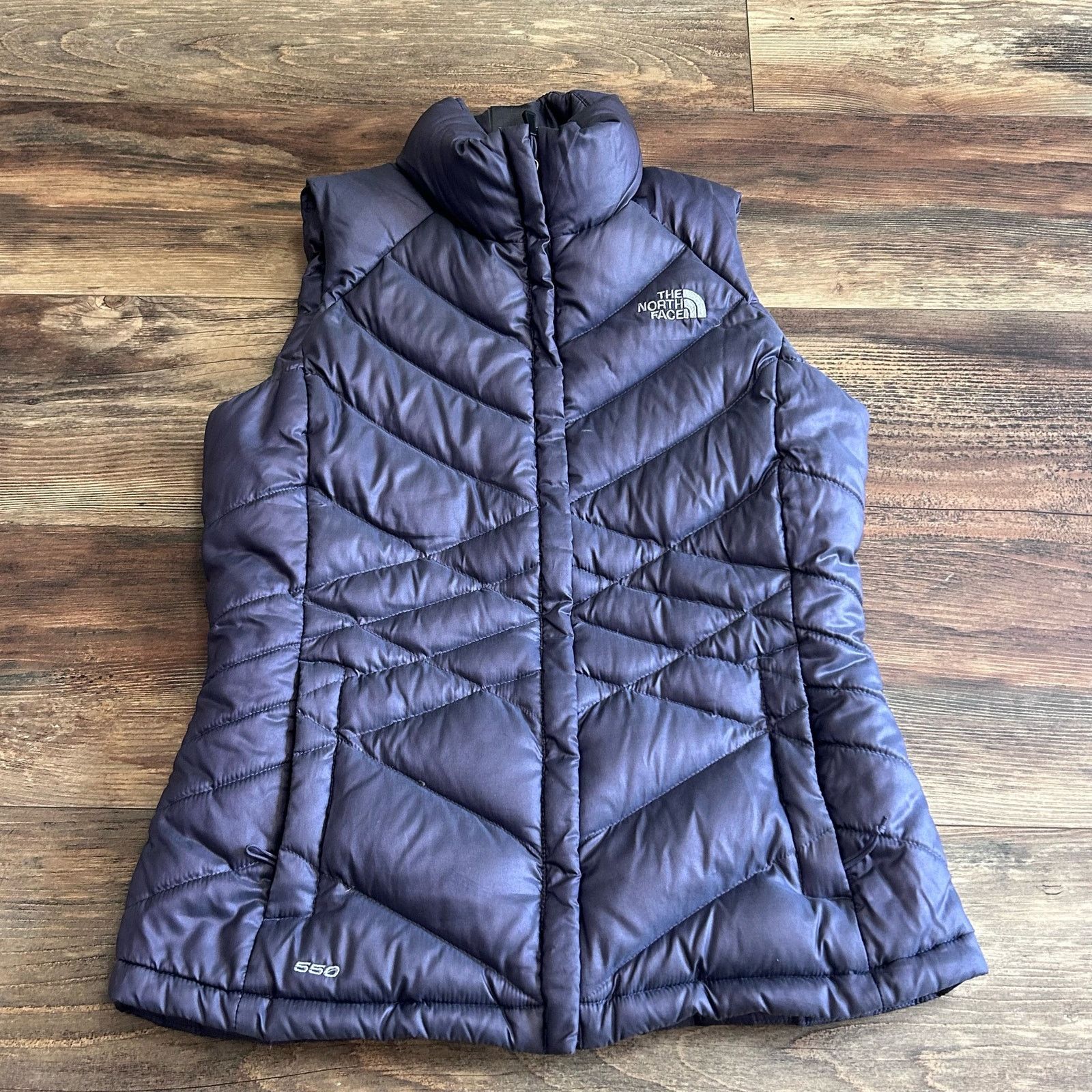 The North Face North Face 550 Puffer Vest Goose Down Metallic Purple Small Size S / US 4 / IT 40 - 11 Thumbnail