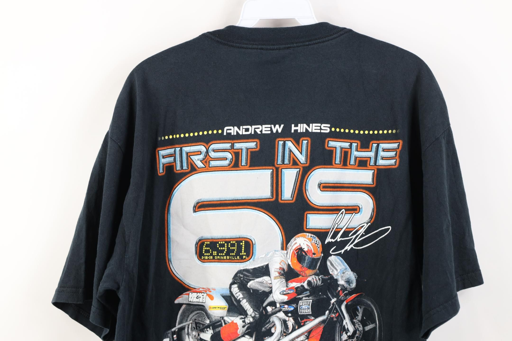 Harley Davidson Vintage Y2K 2005 Harley Davidson Motorcycle Racing T-Shirt Size US L / EU 52-54 / 3 - 15 Thumbnail