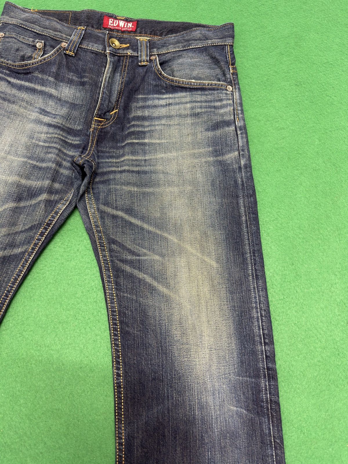 Kapital A27 EDWIN XV EXCLUSIVE VINTAGE MUD WASH AND VINTAGE STYLE Size US 35 - 3 Thumbnail