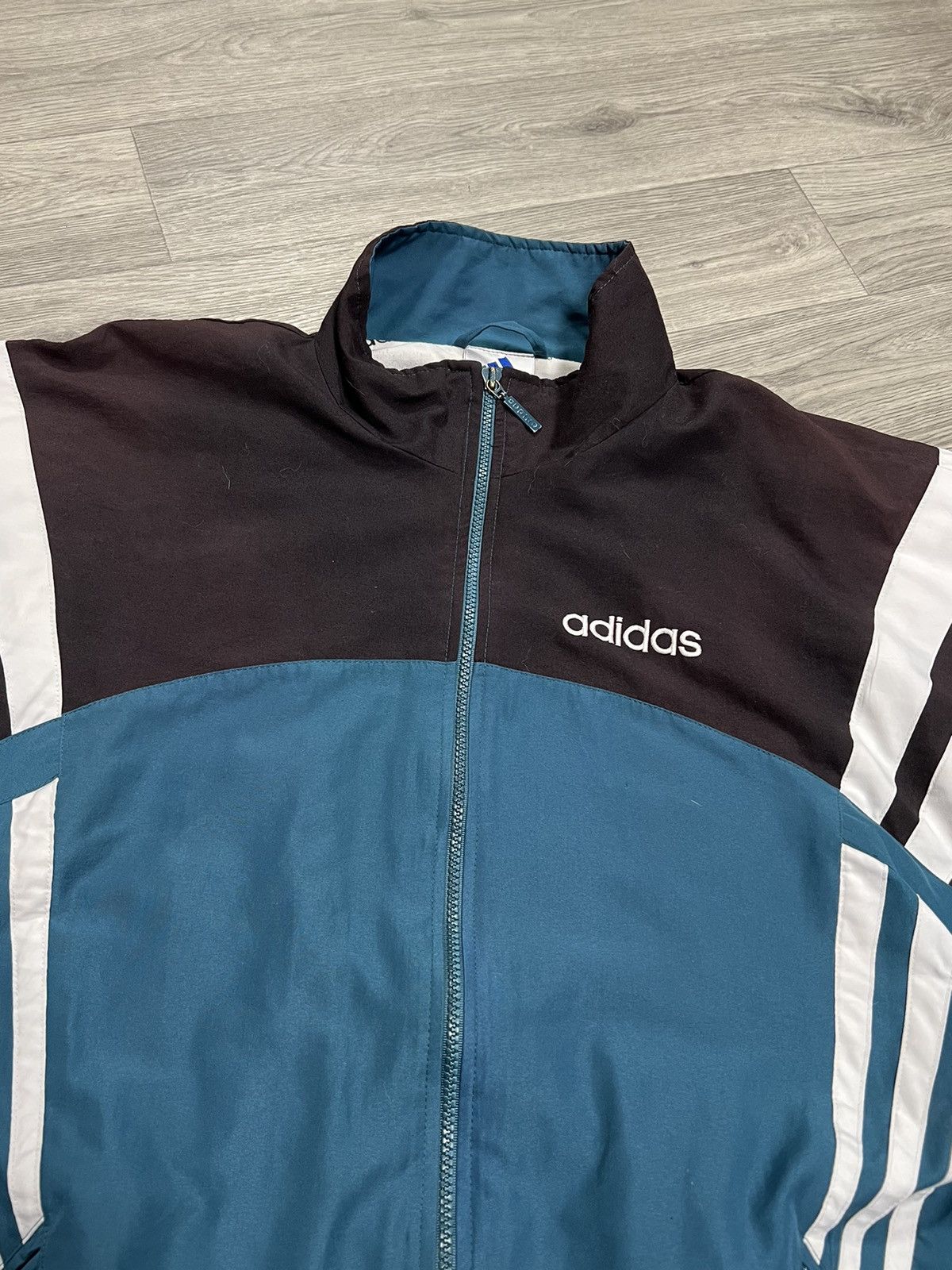 Adidas × Vintage Adidas vintage track jacket Size US L / EU 52-54 / 3 - 3 Thumbnail