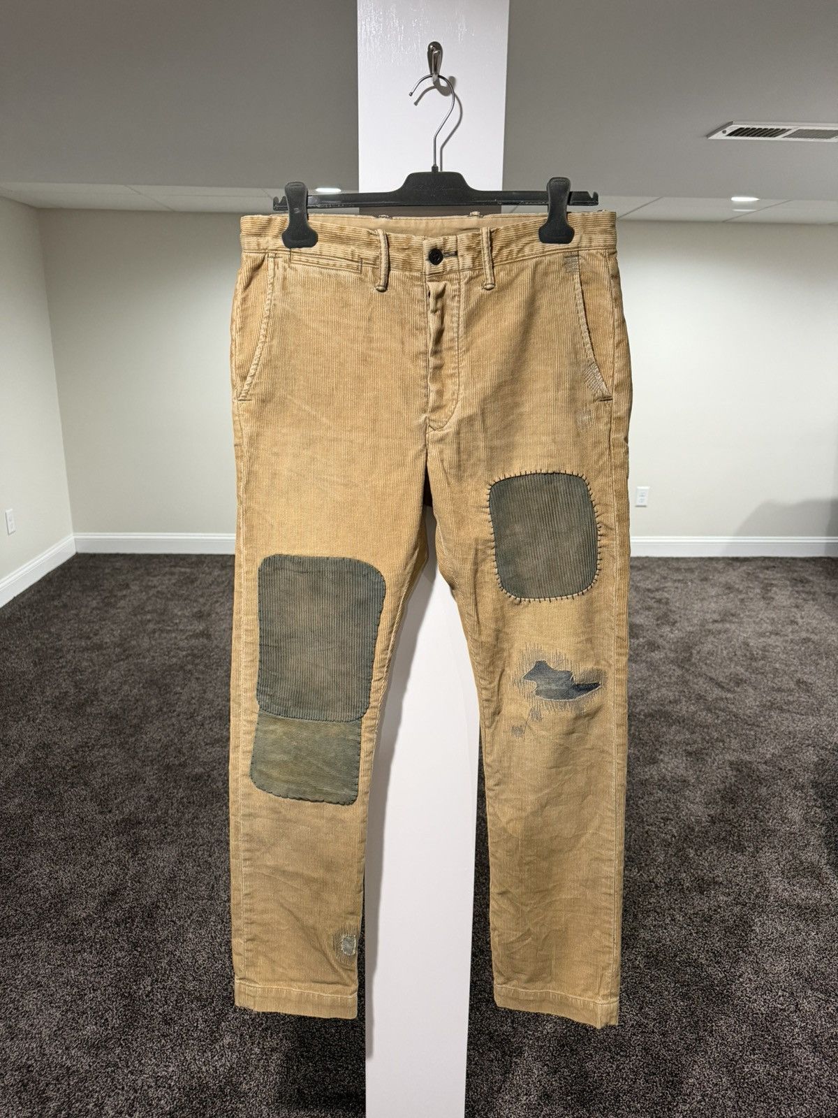 RRL Ralph Lauren RRL Ralph Lauren Field Patchwork Corduroy Trouser Pants Size US 32 / EU 48 - 1 Thumbnail