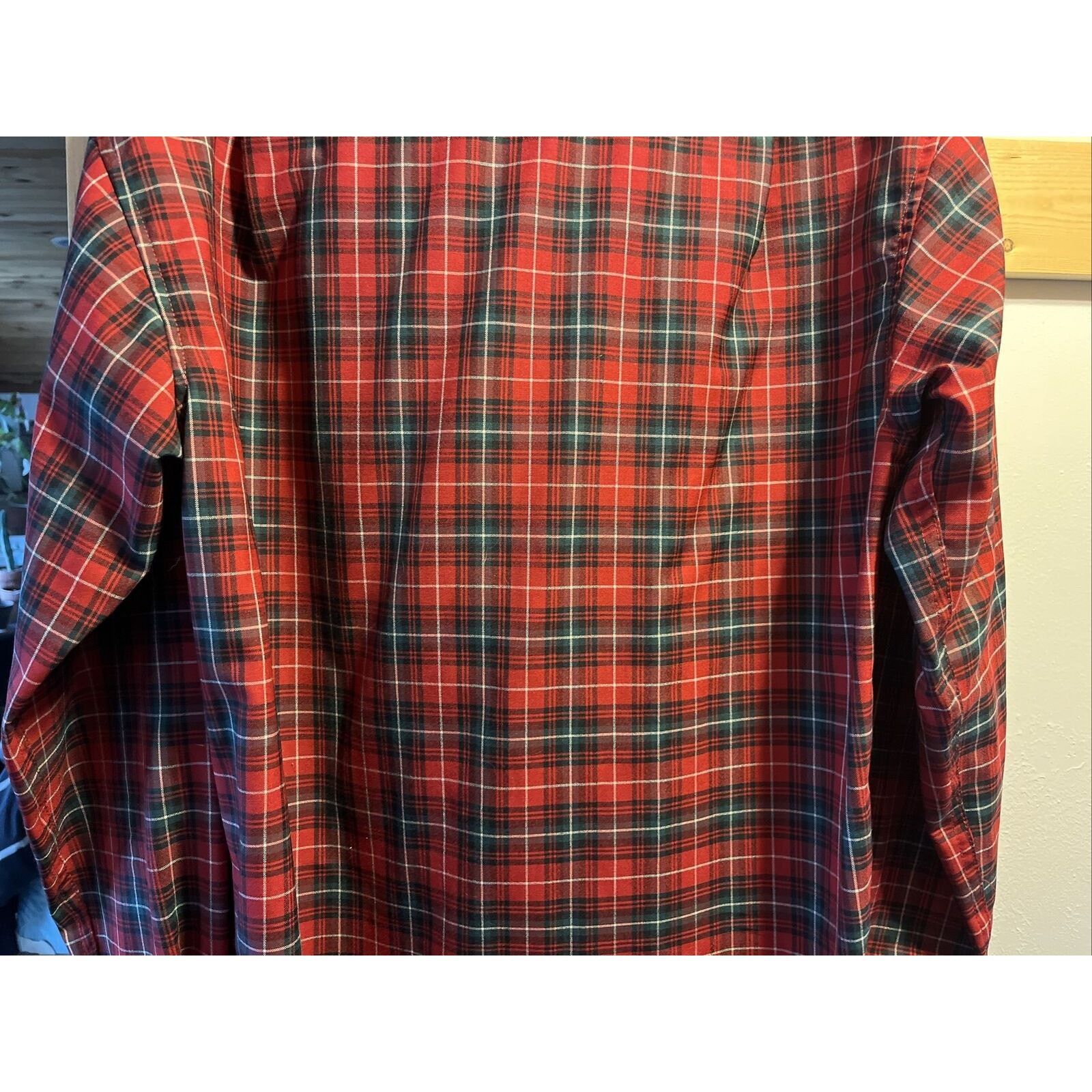 Pendleton Pendleton Sir Men’s M Red green Plaid Button Down Wool Shirt Size US M / EU 48-50 / 2 - 13 Thumbnail