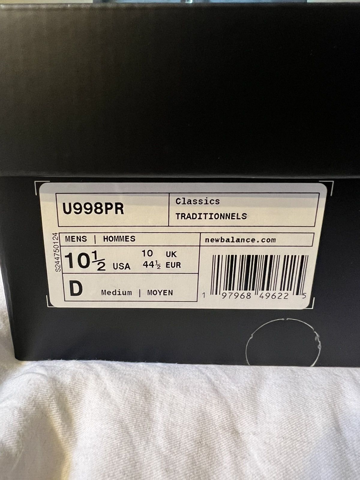 New Balance × Stone Island Stone Island x 998 Made in USA 'Raso Gommato' Size US 10.5 / EU 43-44 - 8 Thumbnail