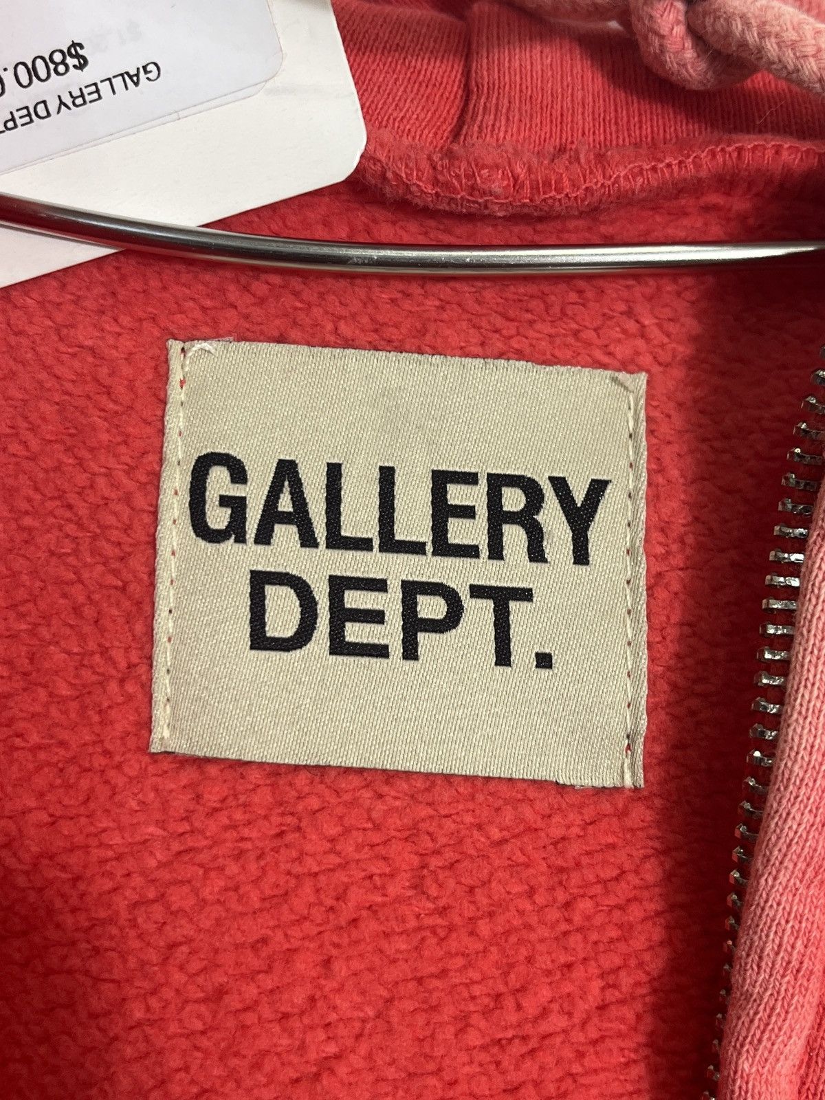 Gallery Dept. Gallery Dept Sun faded English zip hoodie-Red Size US L / EU 52-54 / 3 - 10 Thumbnail