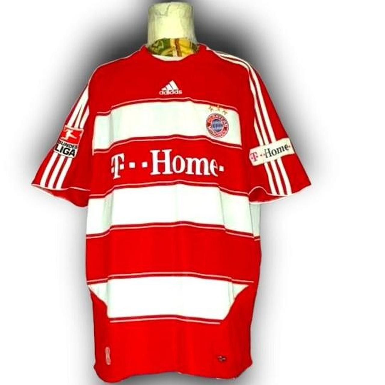 Adidas Issued Bayern Munchen Munich Germany 2007 2008 2009 Shirt Size US XXL / EU 58 / 5 - 2 Thumbnail