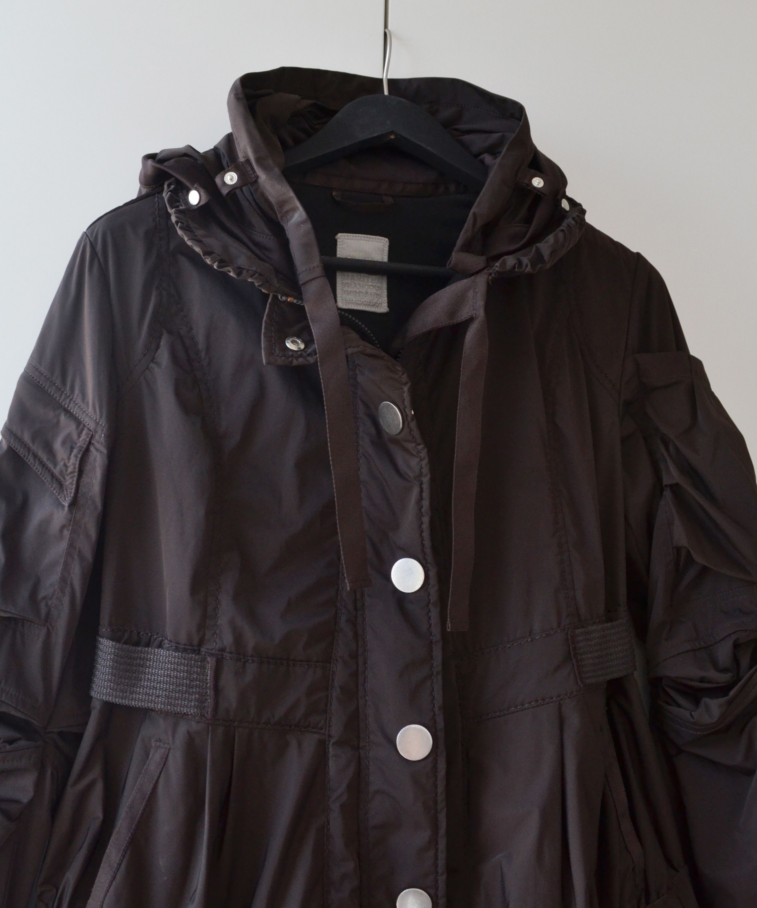 Marithe + Francois Girbaud 🔴 Marithe Francois Girbaud Jacket Parka Coat Vintage Brown Size M / US 6-8 / IT 42-44 - 7 Thumbnail