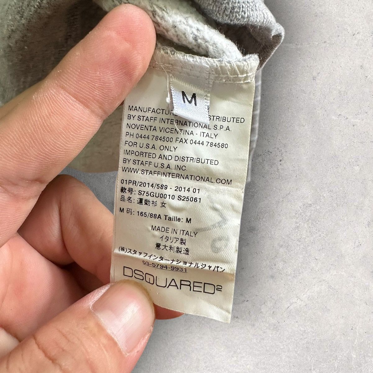 Dsquared2 × Vintage Vintage DsQuared2 Grey Sweatshirt Women Made In Italy Size M Size M / US 6-8 / IT 42-44 - 6 Thumbnail