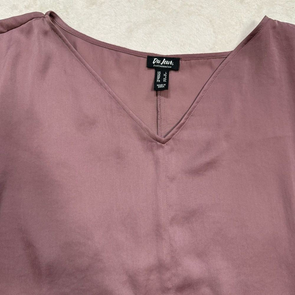 Other Du Jour V-Neck Drop Shoulder Blouse Size L Size L / US 10 / IT 46 - 9 Thumbnail