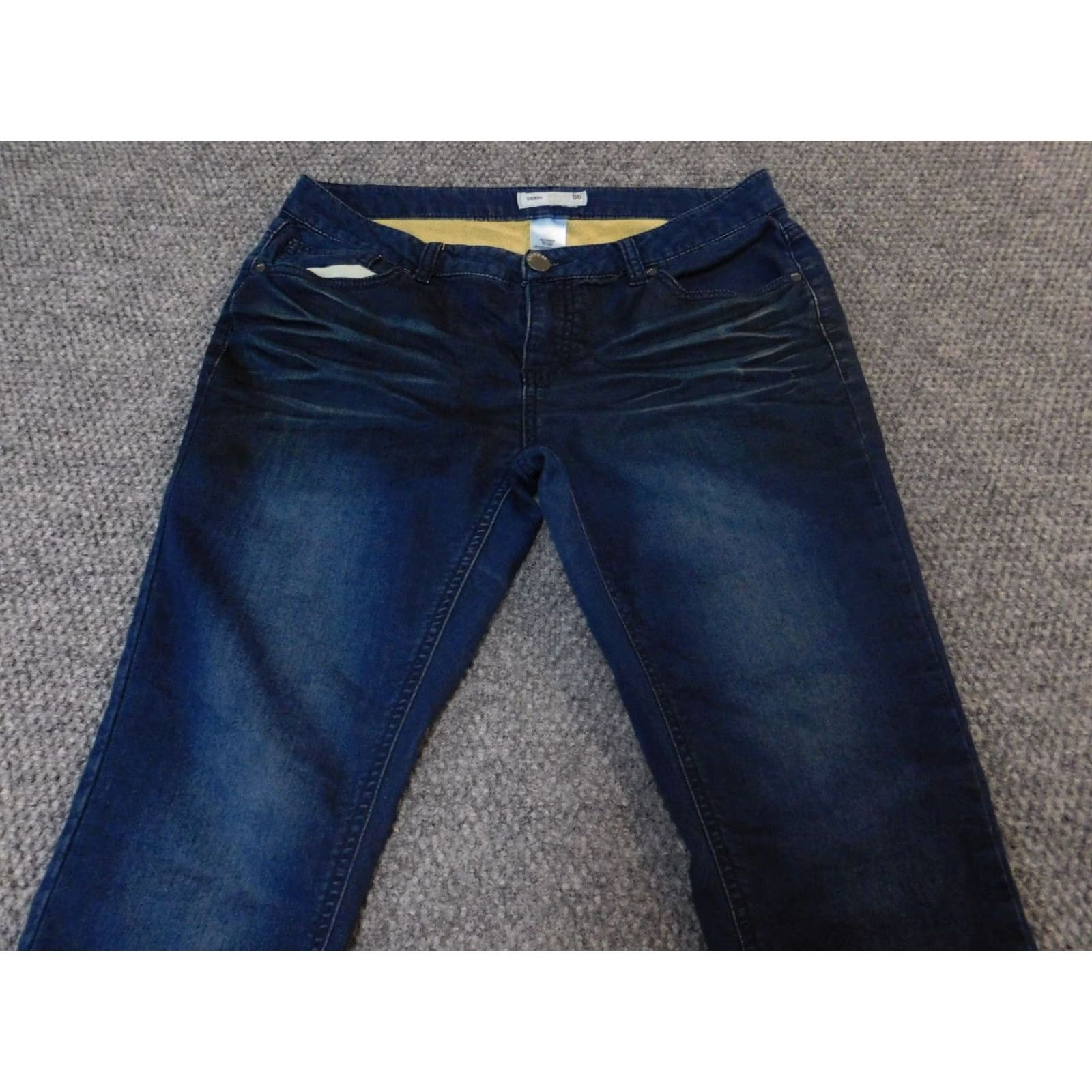 Route 66 Route 66 Jeans Womens M blue Skinny Denim Regular Rise Mid Inseam 29 in Zip Pockets/ Denim Blue / Route 66 / 29 in inseam / 30 in waist Size 32" / US 10 / IT 46 - 6 Thumbnail