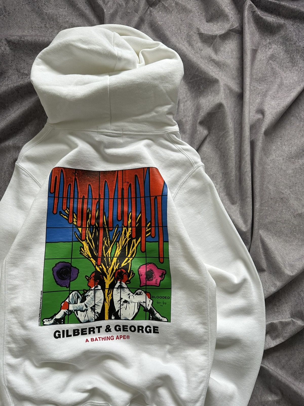 Bape Bape Gilbert George Blooded Hoodie Size US M / EU 48-50 / 2 - 3 Thumbnail