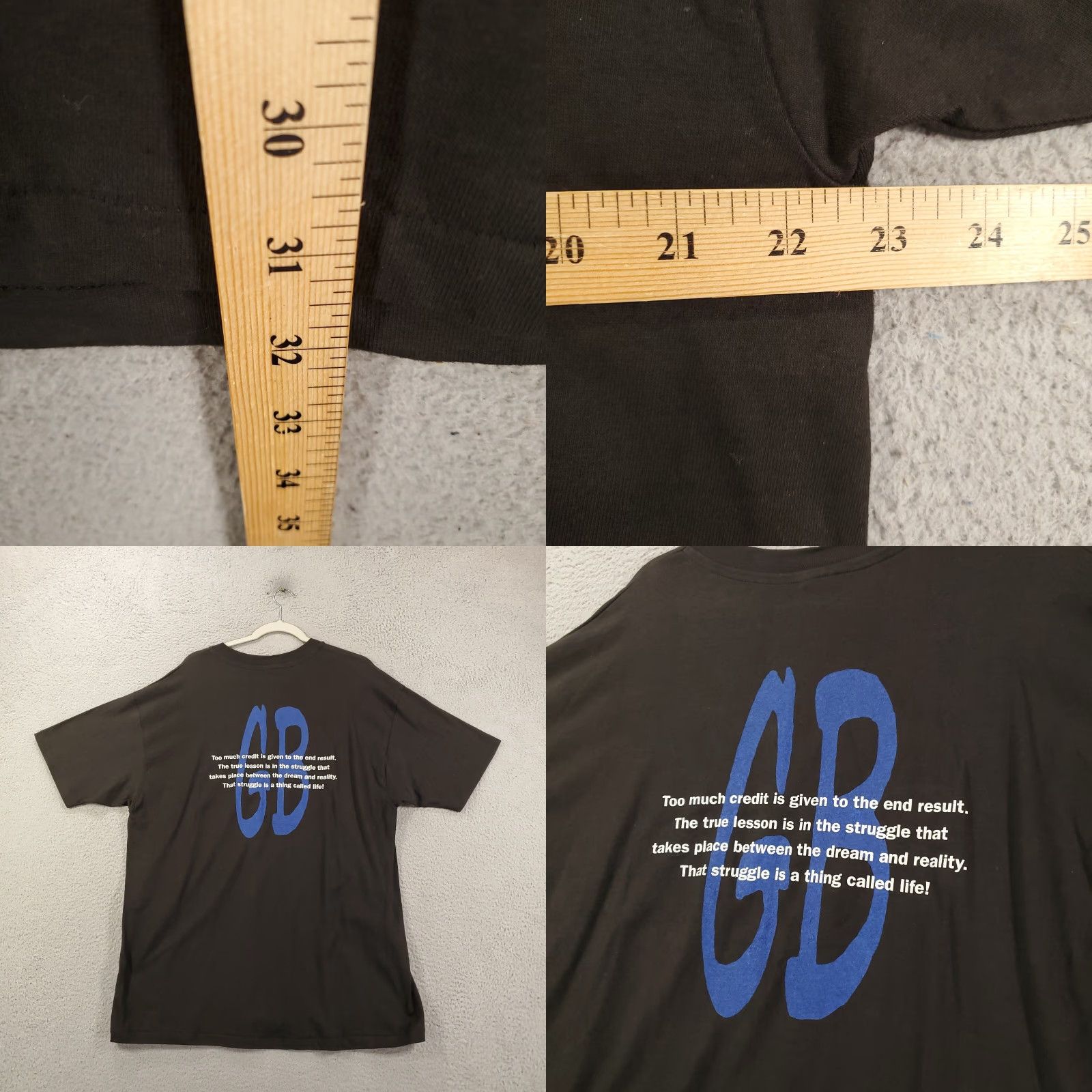 Hanes VINTAGE Hanes Beefy-T Shirt XL Black 90s Garth Brooks Cowboy Music Western Short Sleeve Crew Neck Mens Size US XL / EU 56 / 4 - 8 Thumbnail