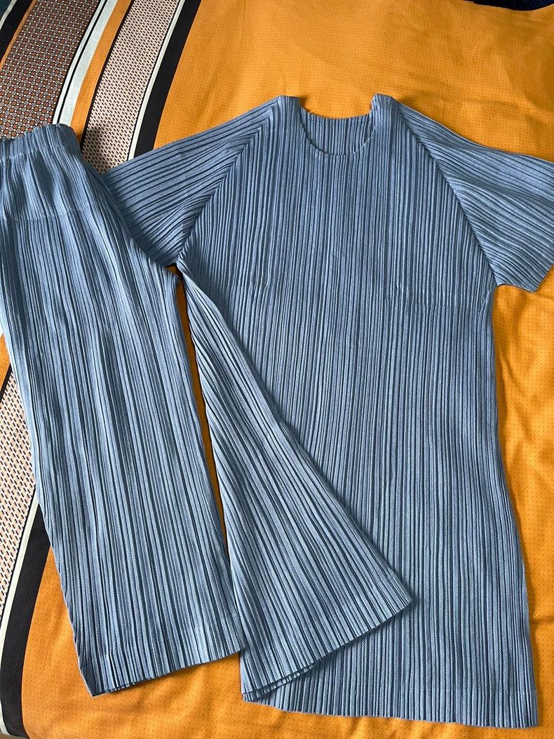 Issey Miyake Issey Miyake Haze blue pants Size 25" / US 0 / IT 36 - 5 Thumbnail