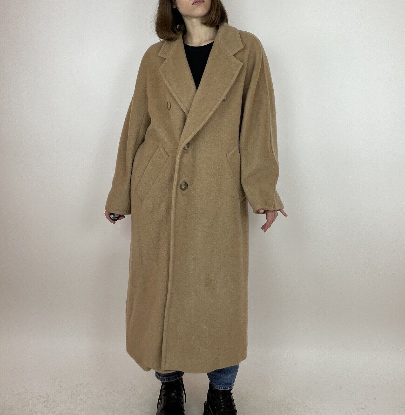 Max Mara Vintage Max Mara Iconic Camel Coat Double Breasted Cashmere Size S / US 4 / IT 40 - 1 Thumbnail