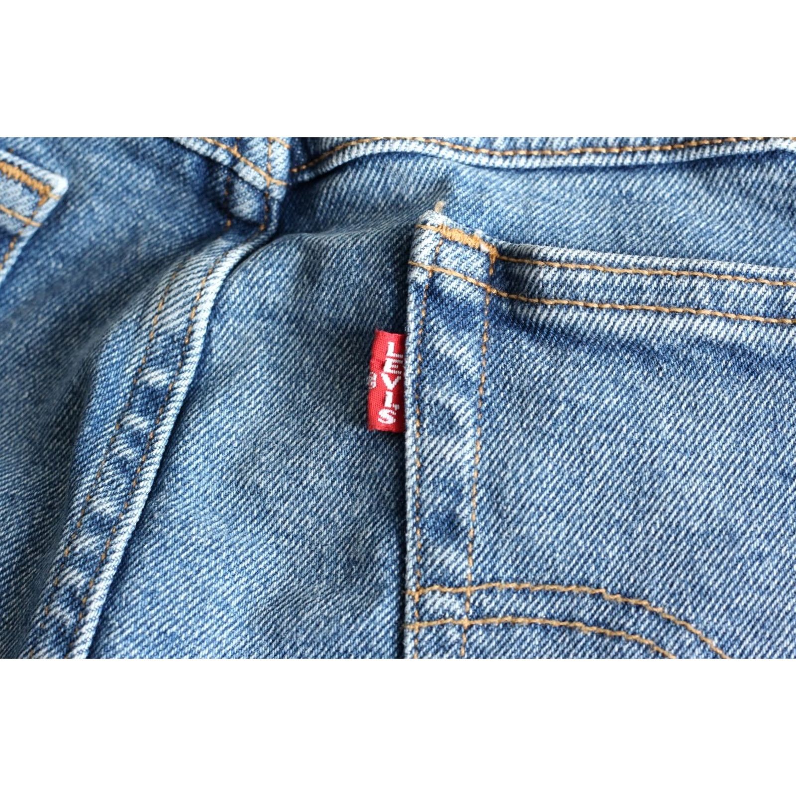 Levi's VINTAGE LEVI’S PREMIUM Big E Button Thru Mom Denim Skirt Women 30 Blue Midi Skirt Womens Size 30" / US 8 / IT 44 - 4 Thumbnail