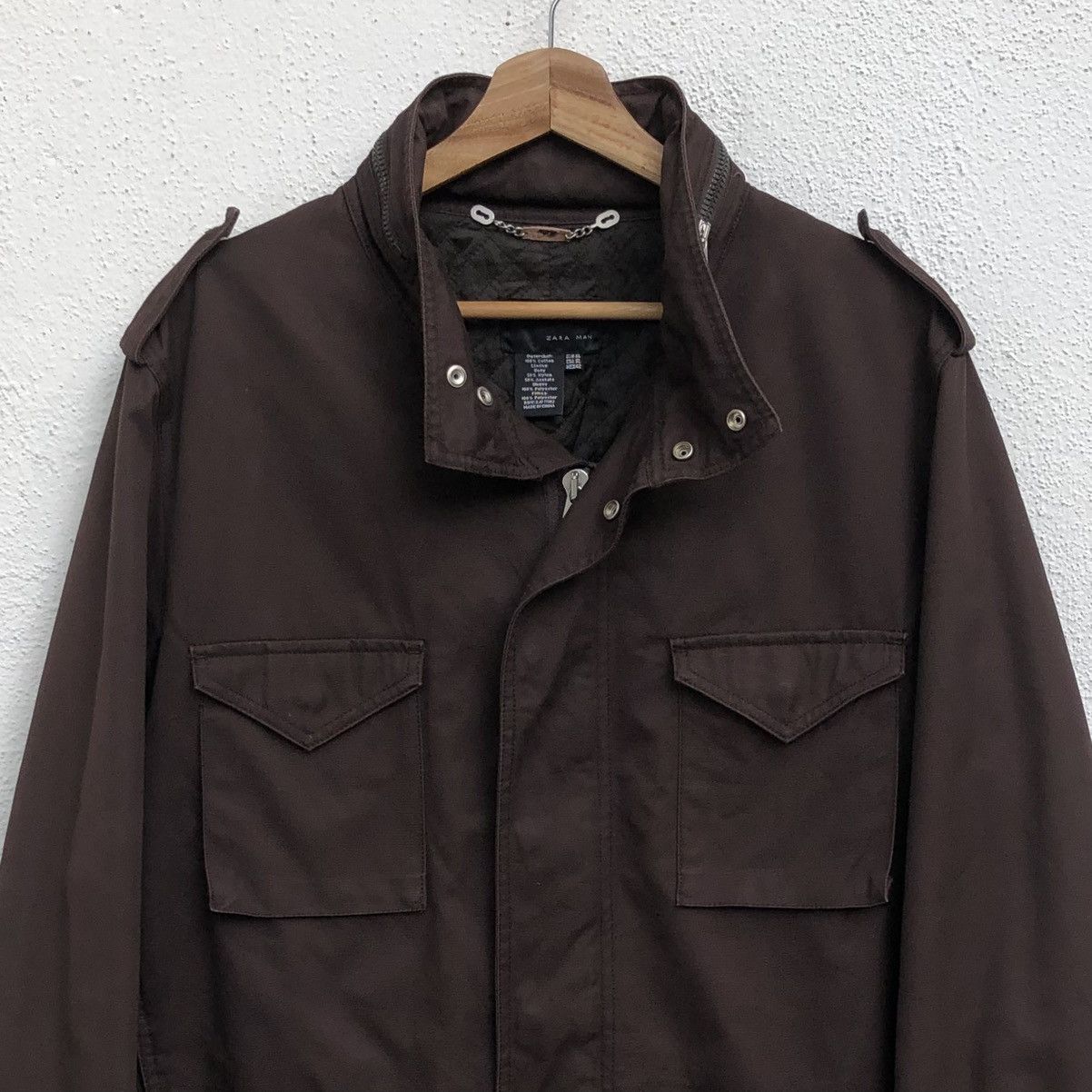 Zara Zara Man Field Military Brown Jacket Size US L / EU 52-54 / 3 - 10 Thumbnail