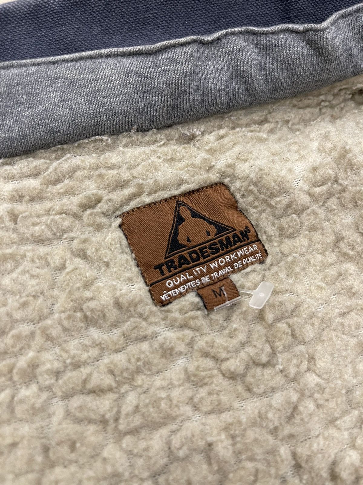 Carhartt × Vintage Tradesman Vintage Distressed Workwear Trades Fleece Coat Size US M / EU 48-50 / 2 - 3 Thumbnail