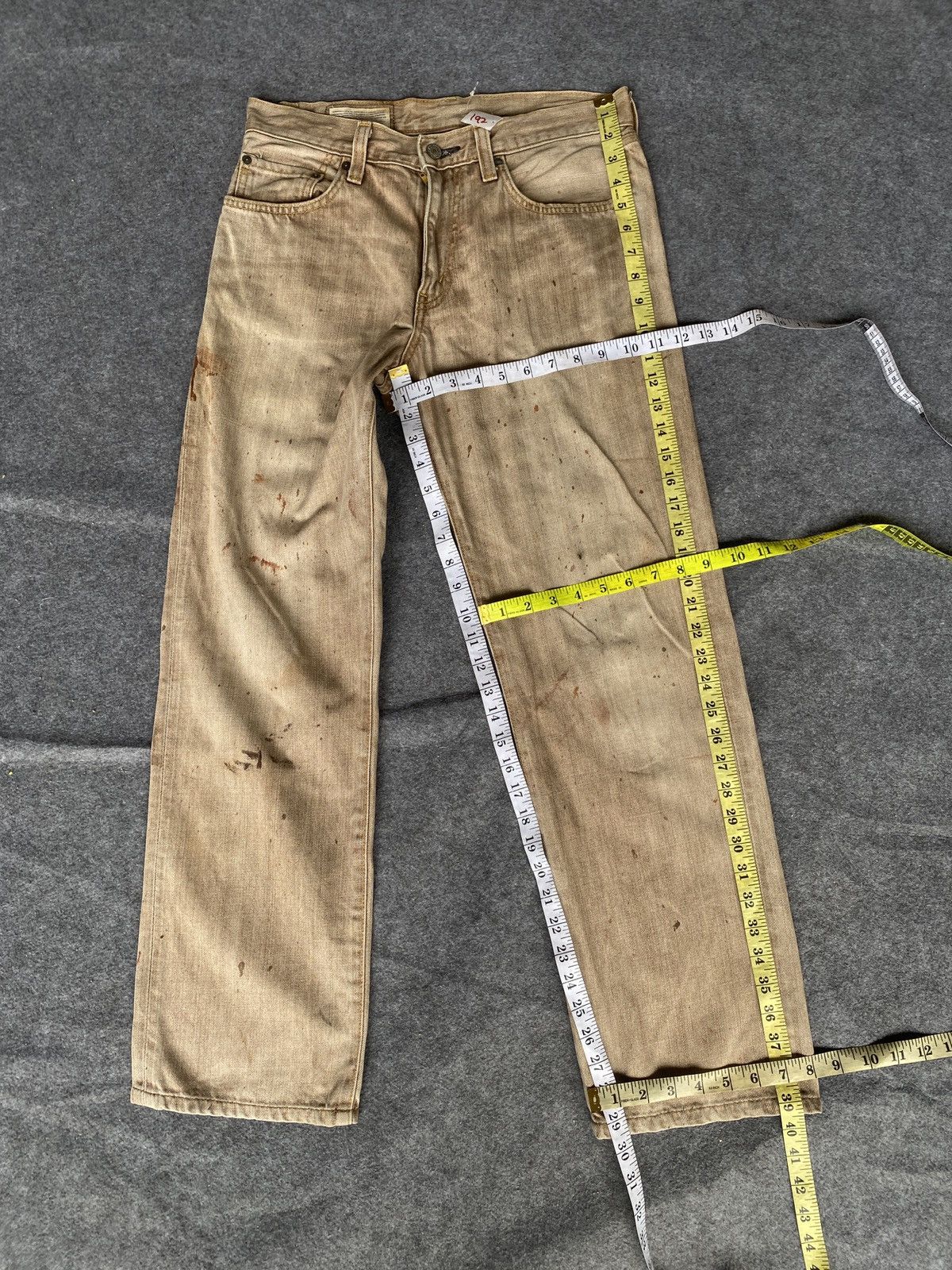 Edwin × PPFM Vintage edwin 503 blue trip denim Size US 31 - 9 Thumbnail