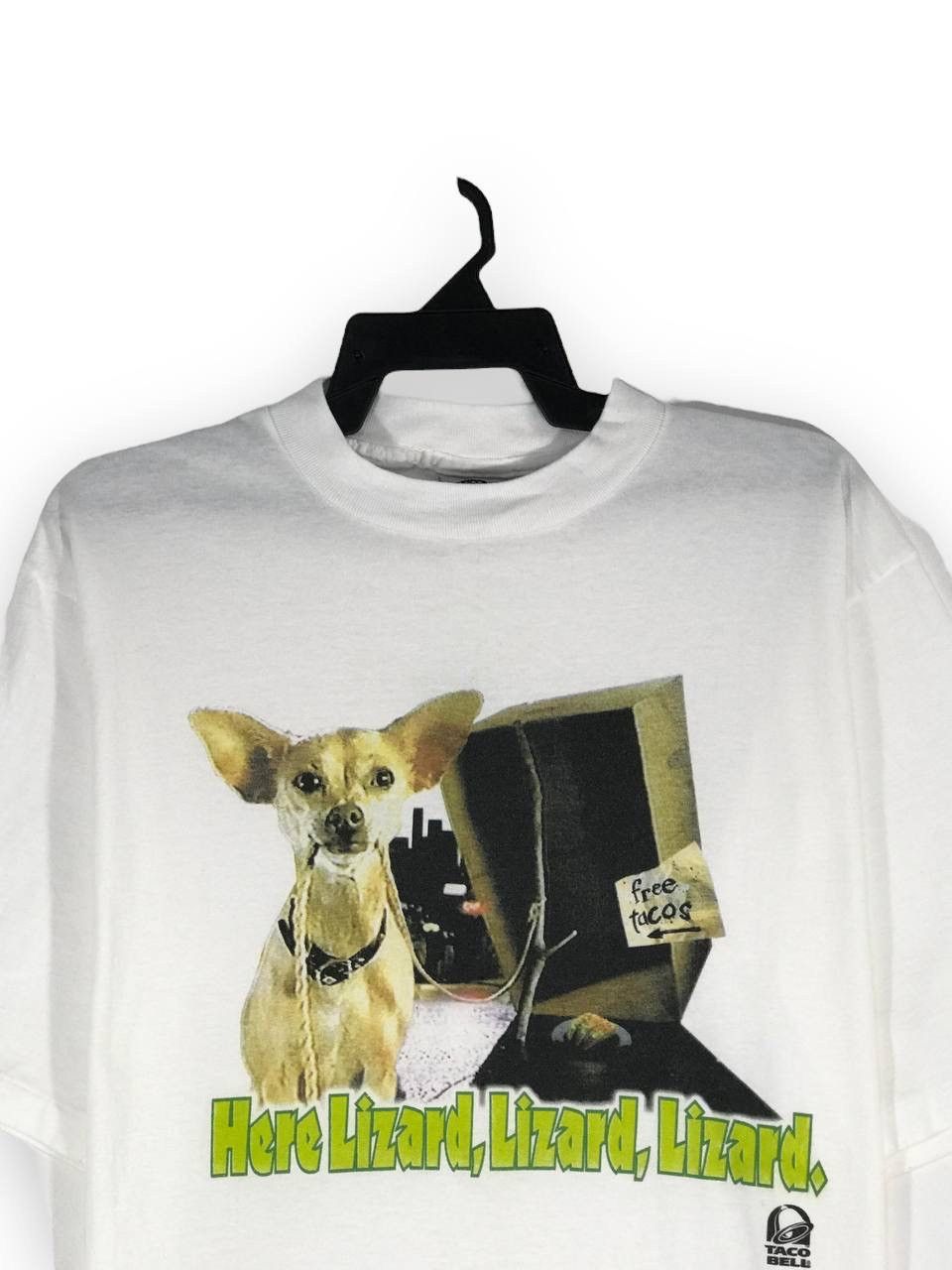 Vintage vintage 1998 Taco bell here lizard lizard lizard Size US L / EU 52-54 / 3 - 2 Thumbnail