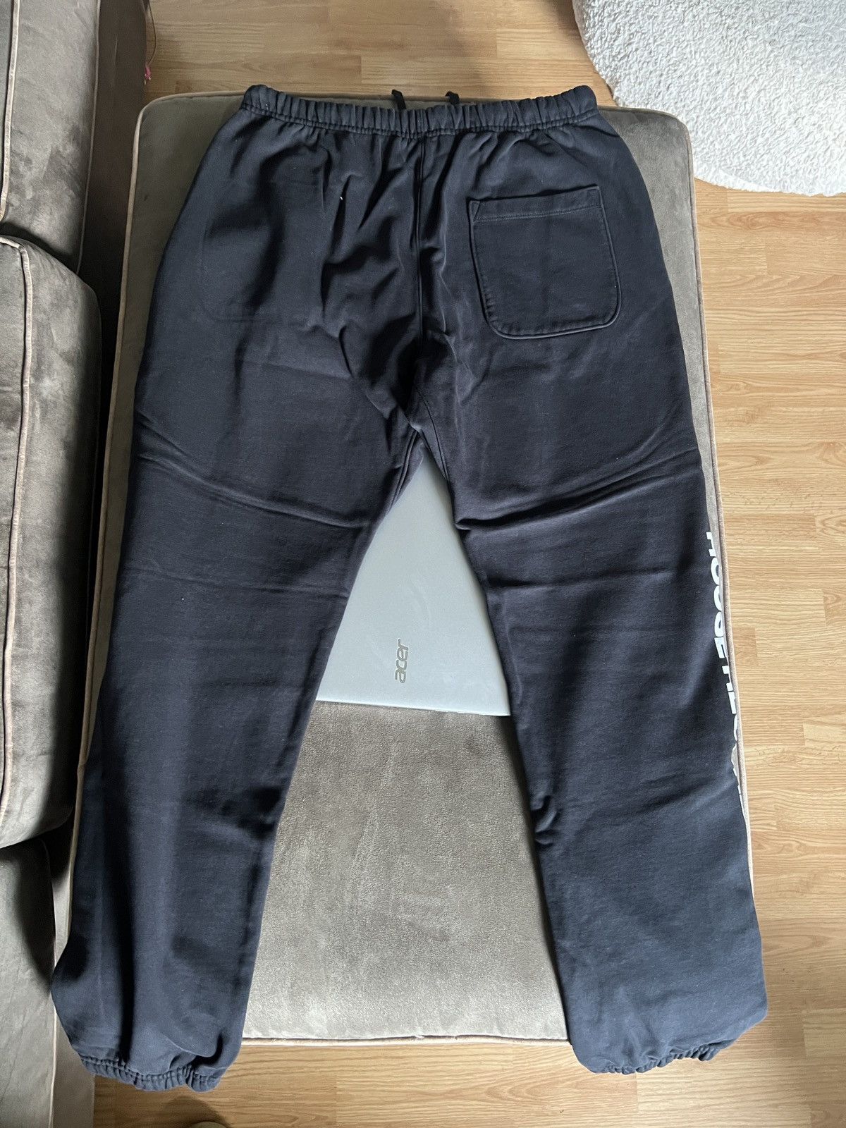 AWGE Awge “Rave” black Sweatpants Size US 32 / EU 48 - 4 Thumbnail