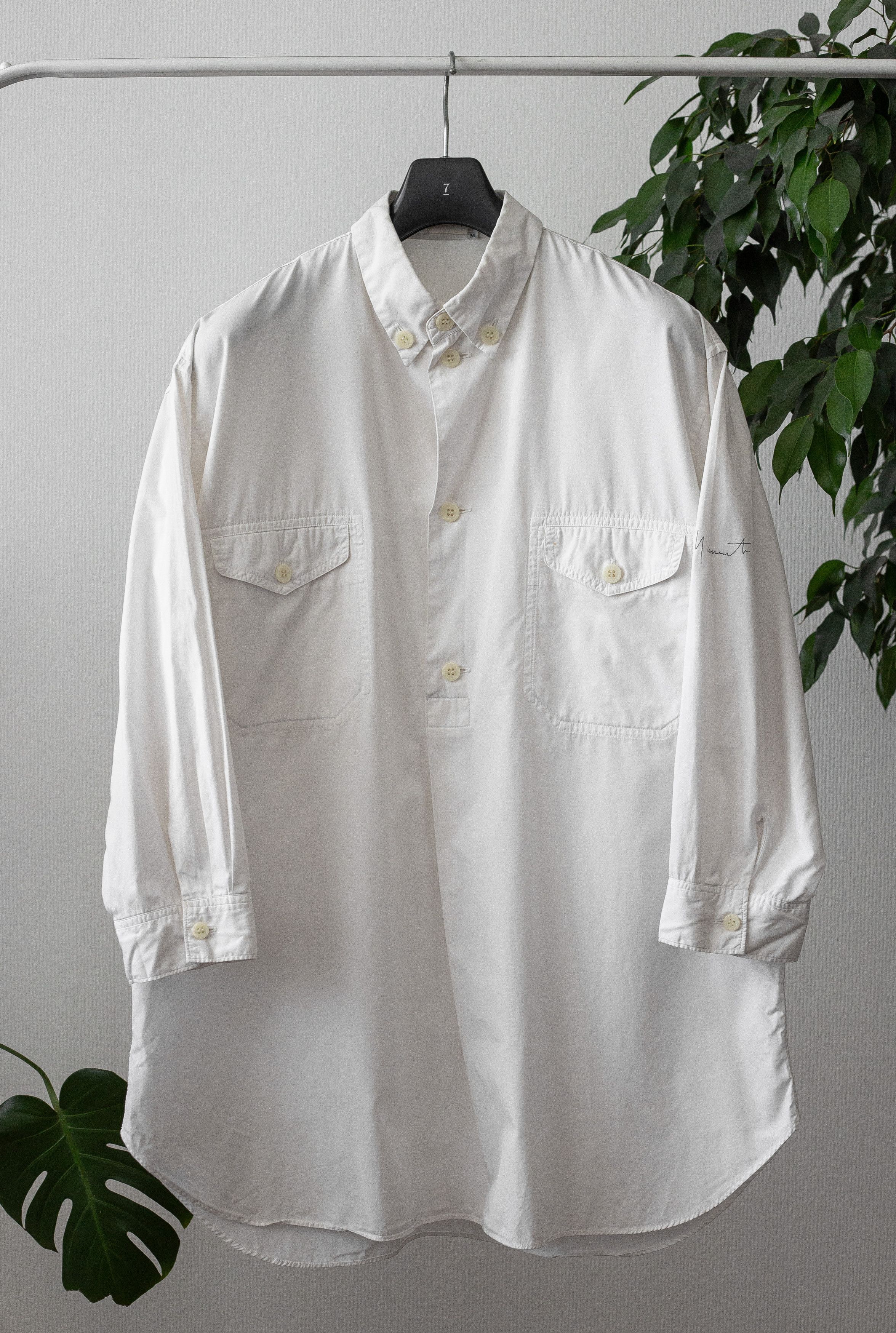 Yohji Yamamoto vintage 3/4 sleeves logo shirt Size US M / EU 48-50 / 2 - 1 Thumbnail