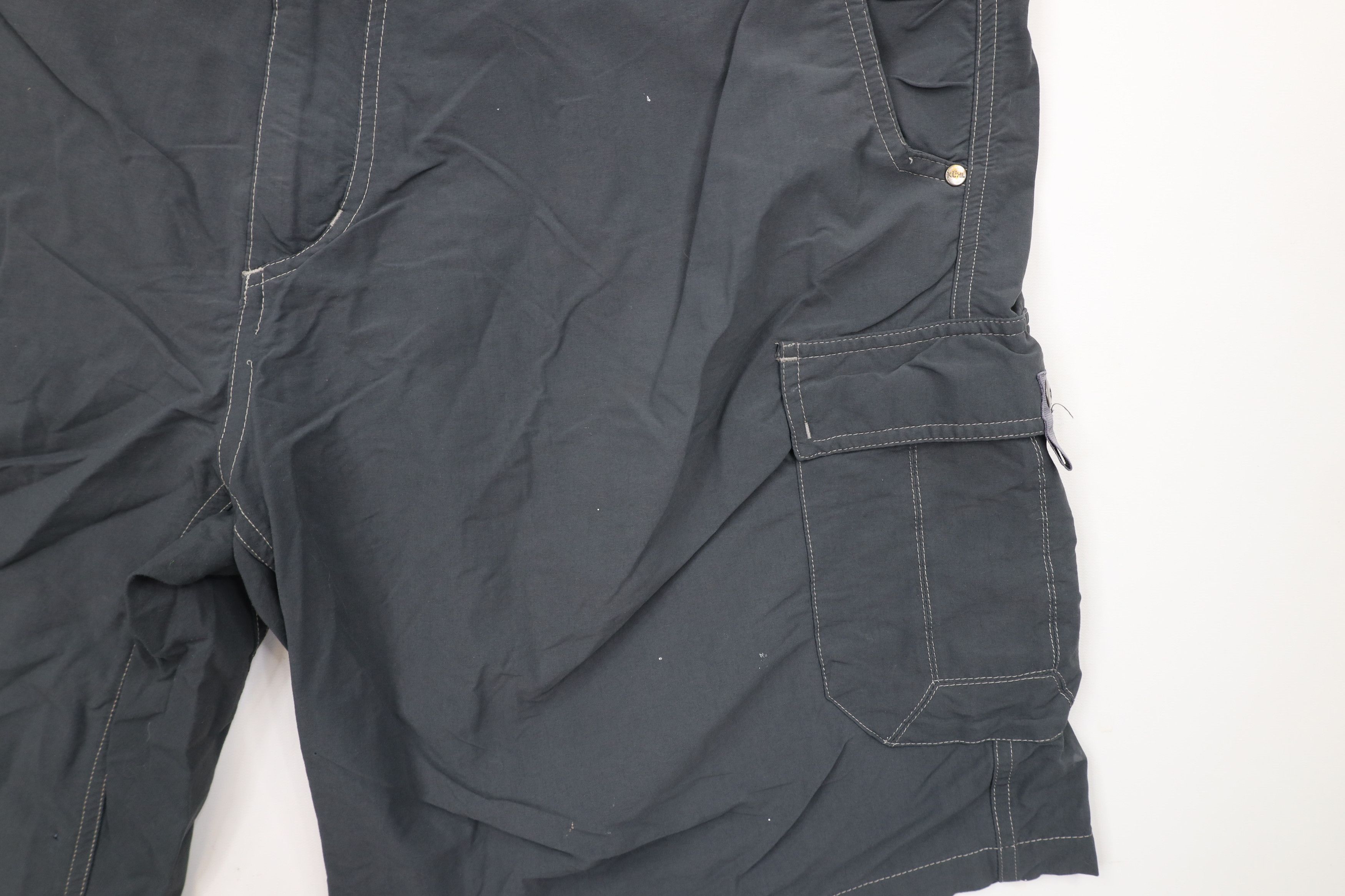 Kuhl × Vintage Kuhl Mountain Outdoor Hiking Climbing Cargo Shorts Gray Size US 40 / EU 56 - 5 Thumbnail