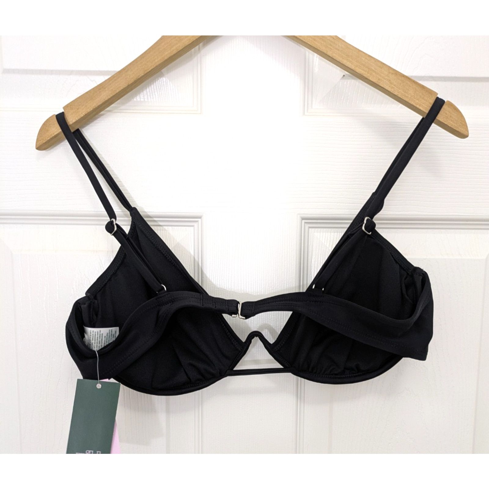 Target Basics Women's Underwire Bikini Top Black XL Swimwear Size ONE SIZE - 2 Thumbnail