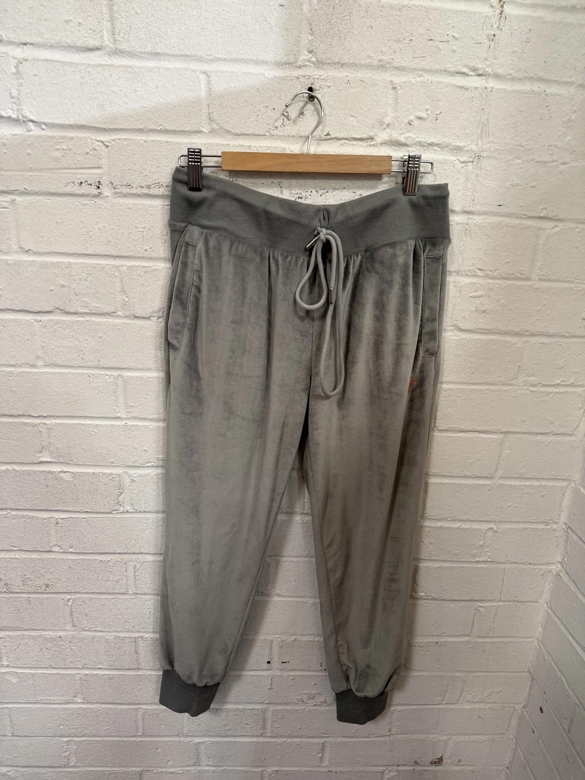 True Religion True Religion Women's Grey Velour Casual Pants Size S Size 28" / US 6 / IT 42 - 1 Thumbnail
