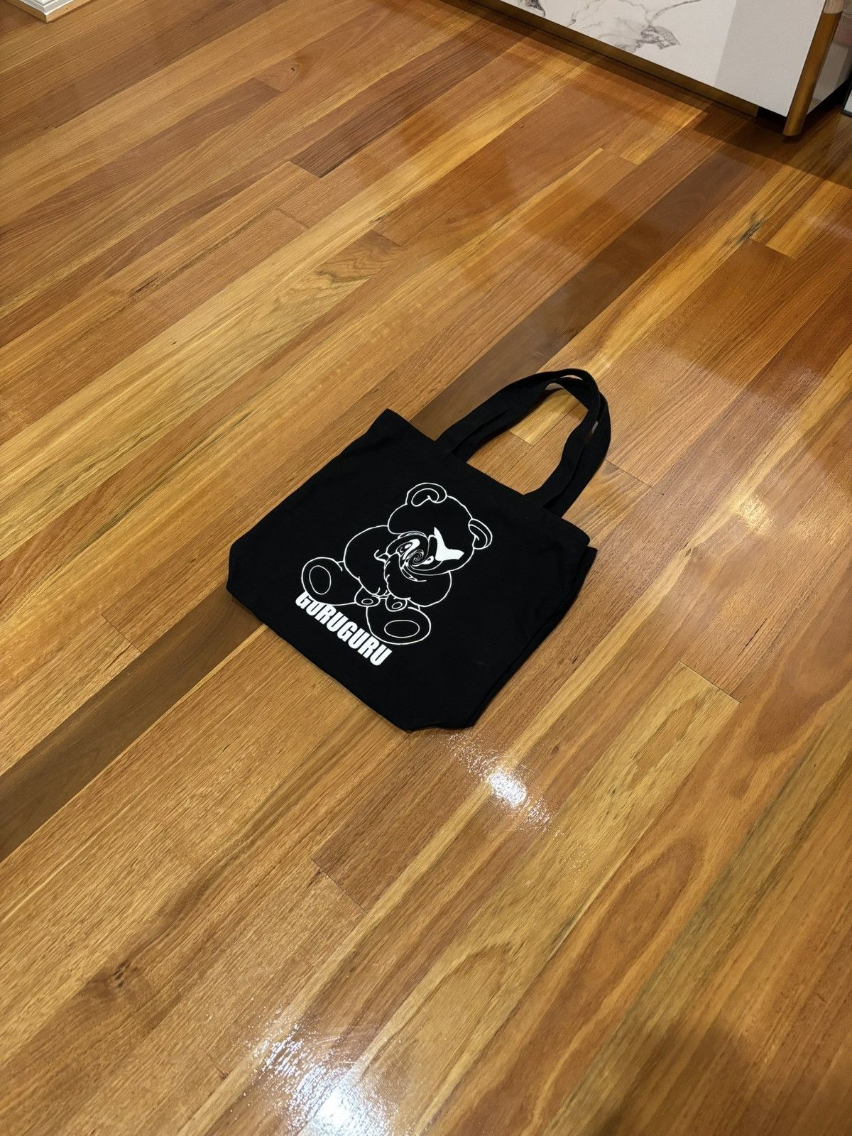 Undercover Undercover Jun Takahashi Bear GuruGuru Swirl Tote Bag Size ONE SIZE - 1 Thumbnail